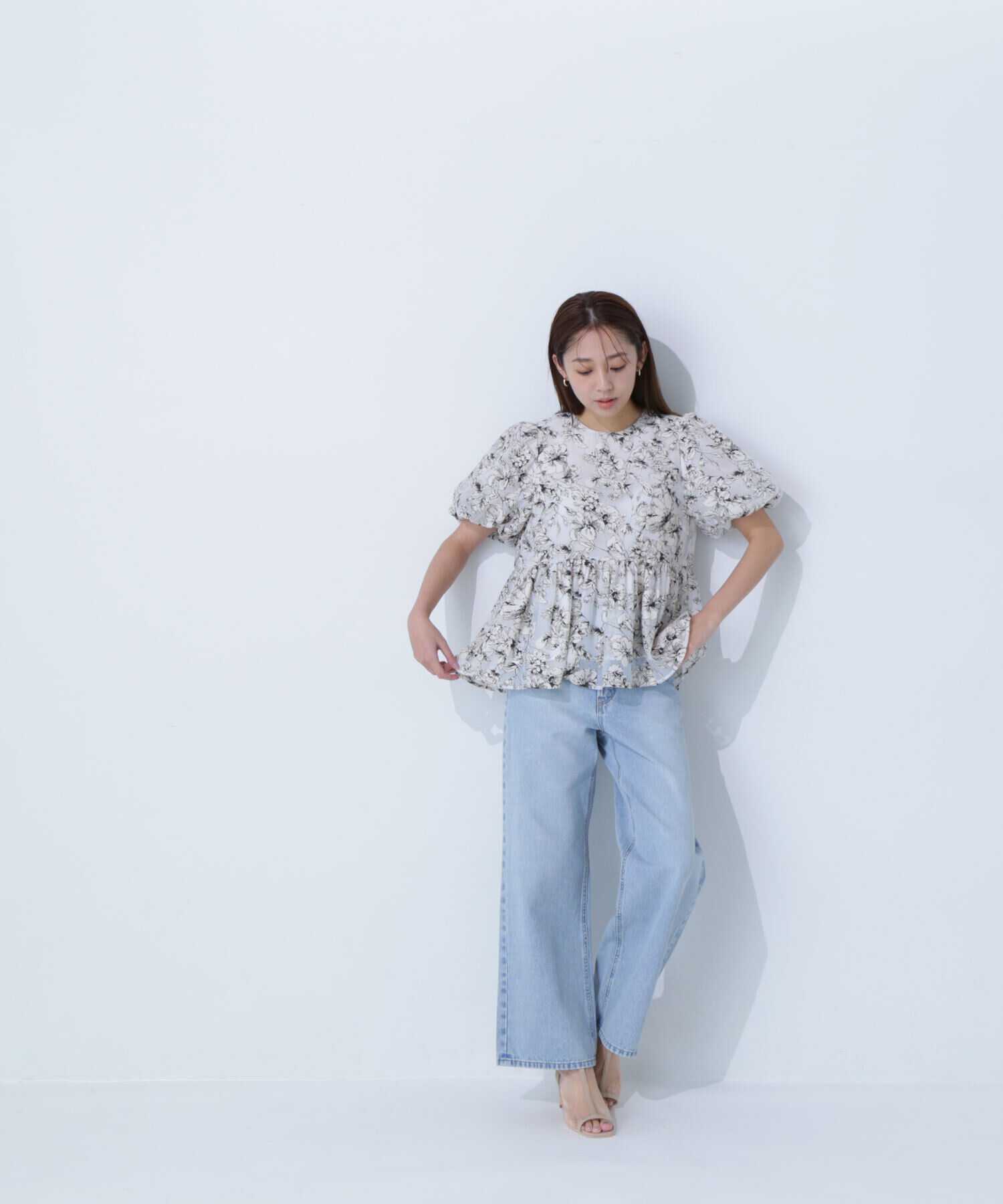  「ワイドストレートデニムパンツ」|その他|