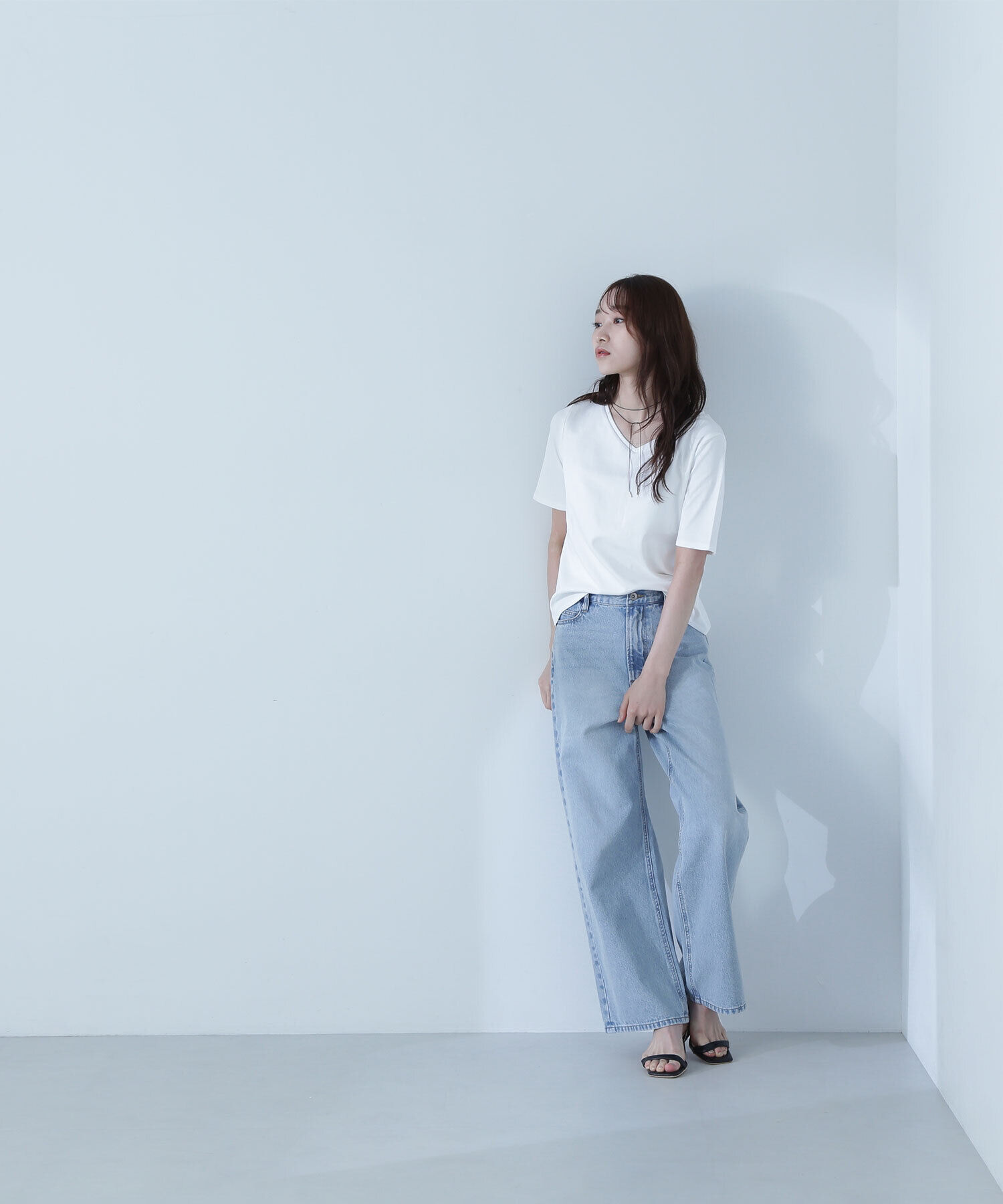  「ワイドストレートデニムパンツ」|その他|