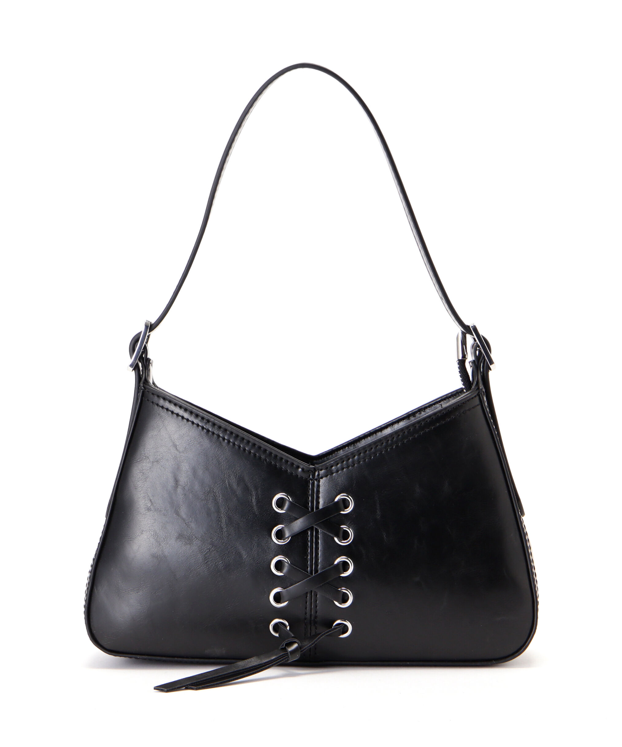  「レースアップセミショルダーバッグ」|ショルダー・メッセンジャー|