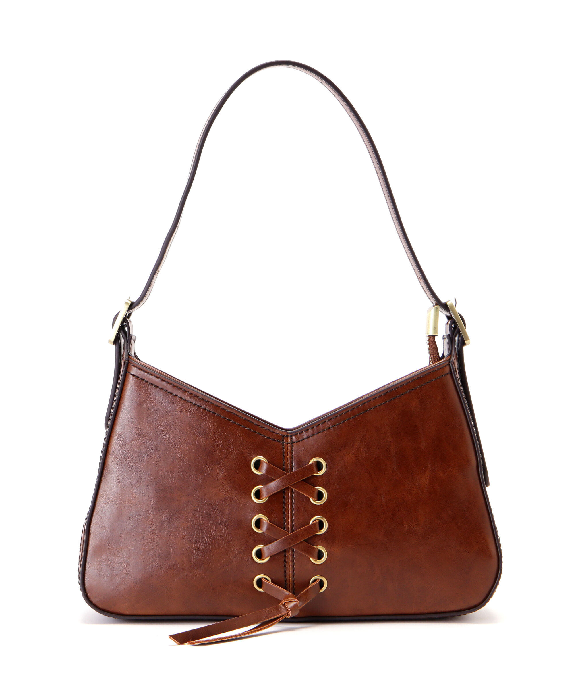  「レースアップセミショルダーバッグ」|ショルダー・メッセンジャー|