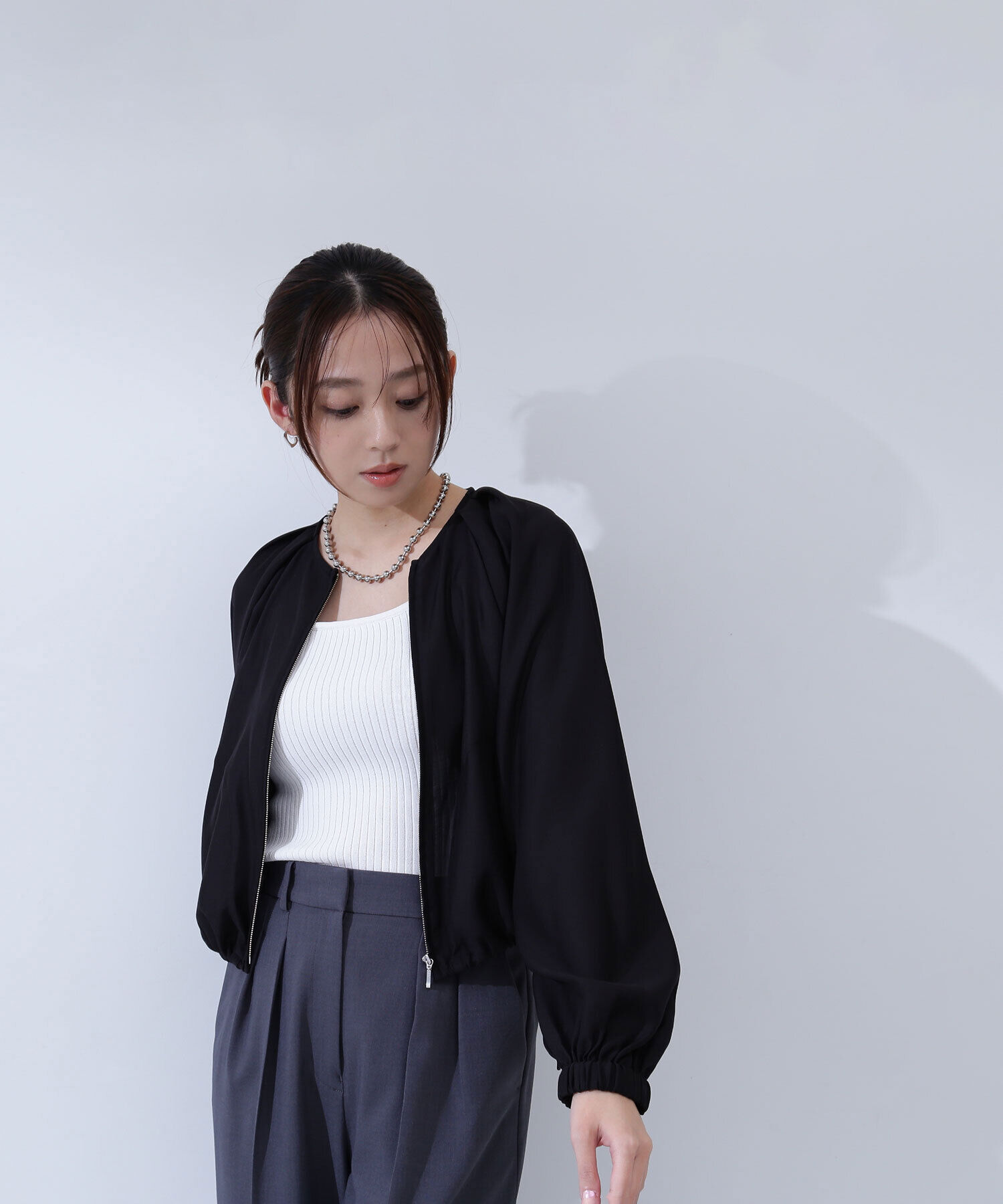  「シアークロップドブルゾン」|ブルゾン・スタジャン|