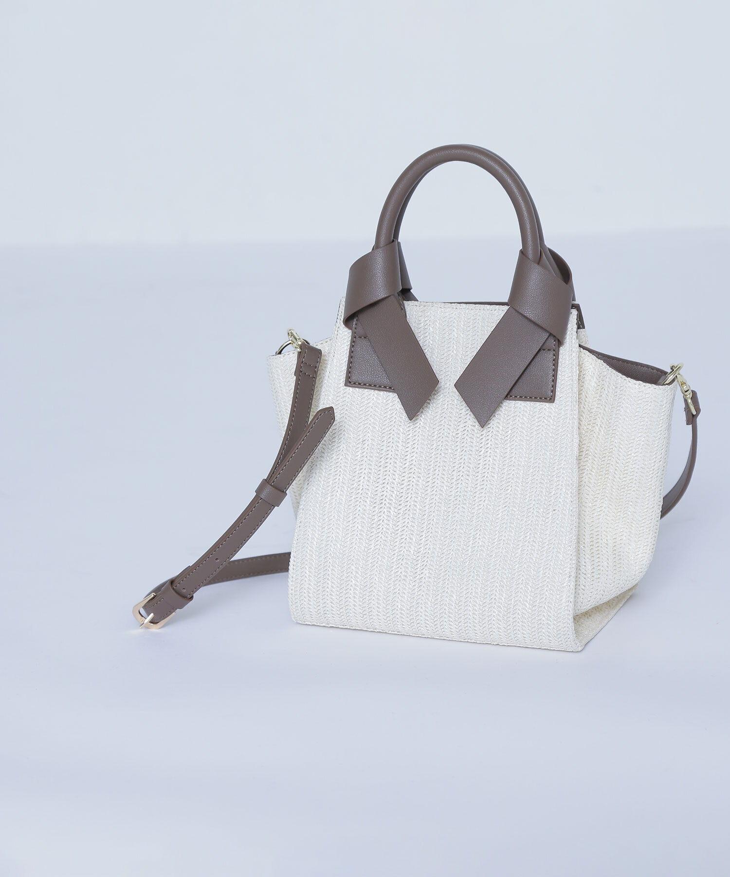  「PPリボンハンドルトートバッグ」|トートバッグ|オフ1