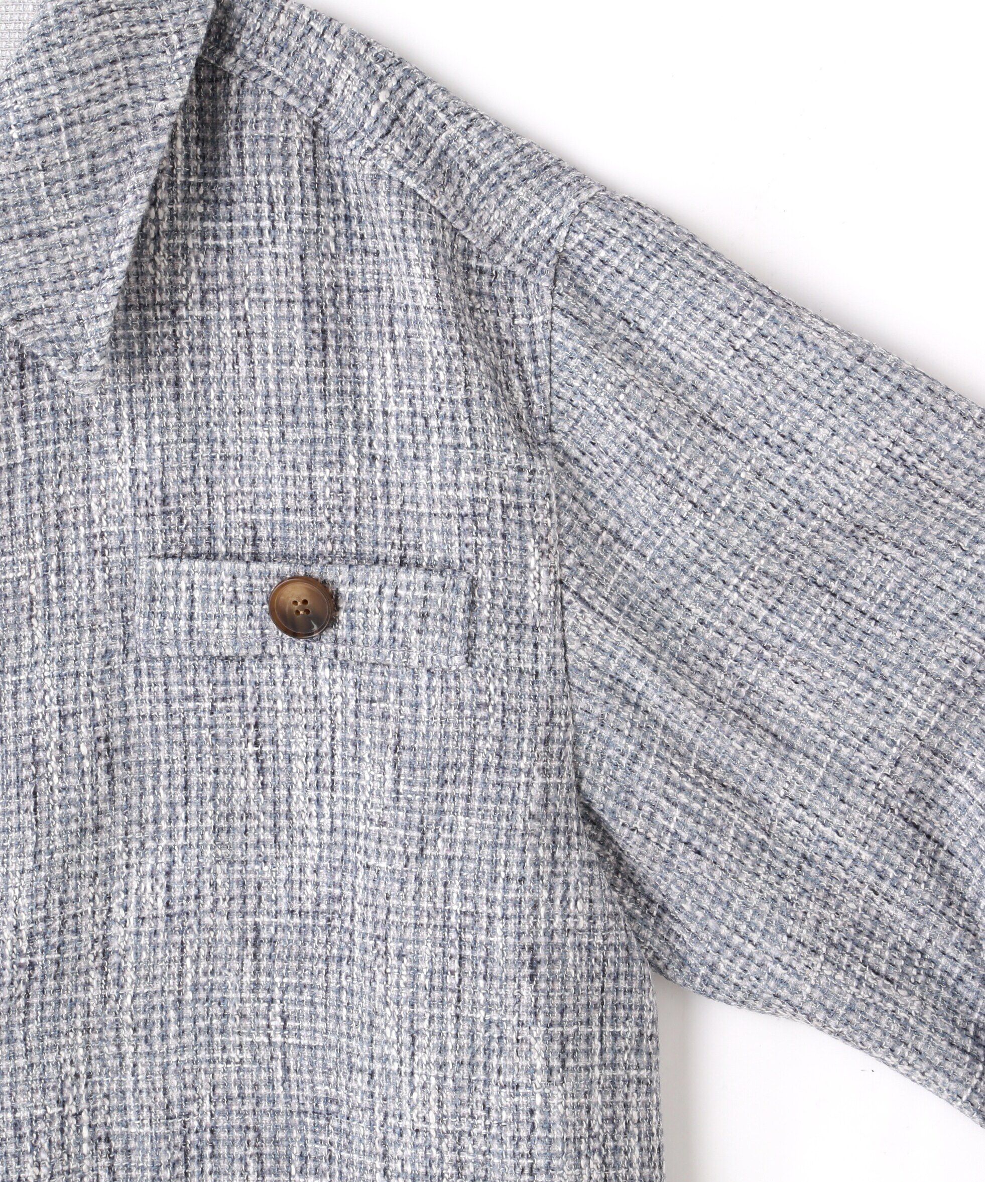  「ツイードミドル丈シャツジャケット」|ブルゾン・スタジャン|