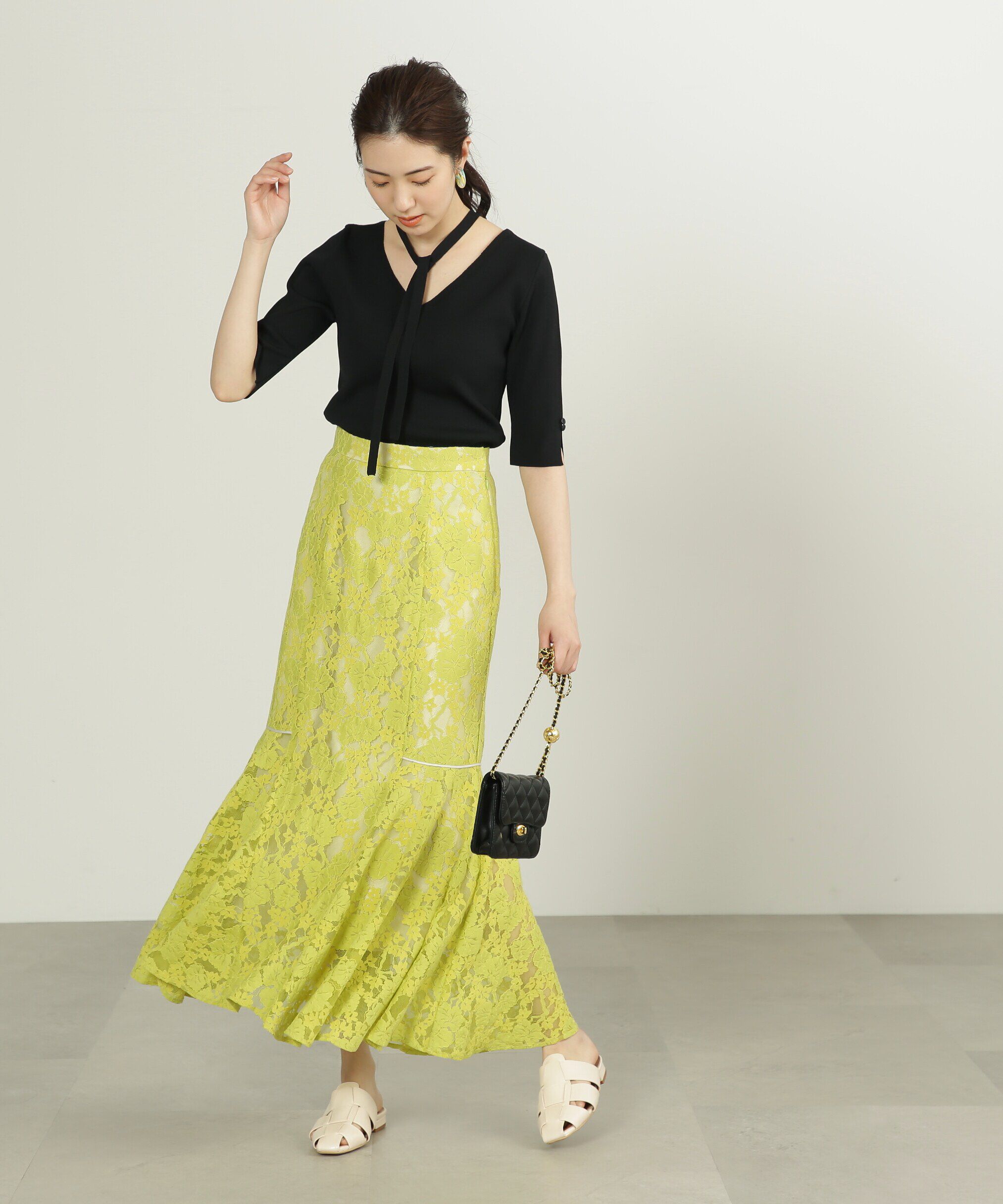  「ボウタイニット」|ニット・セーター|