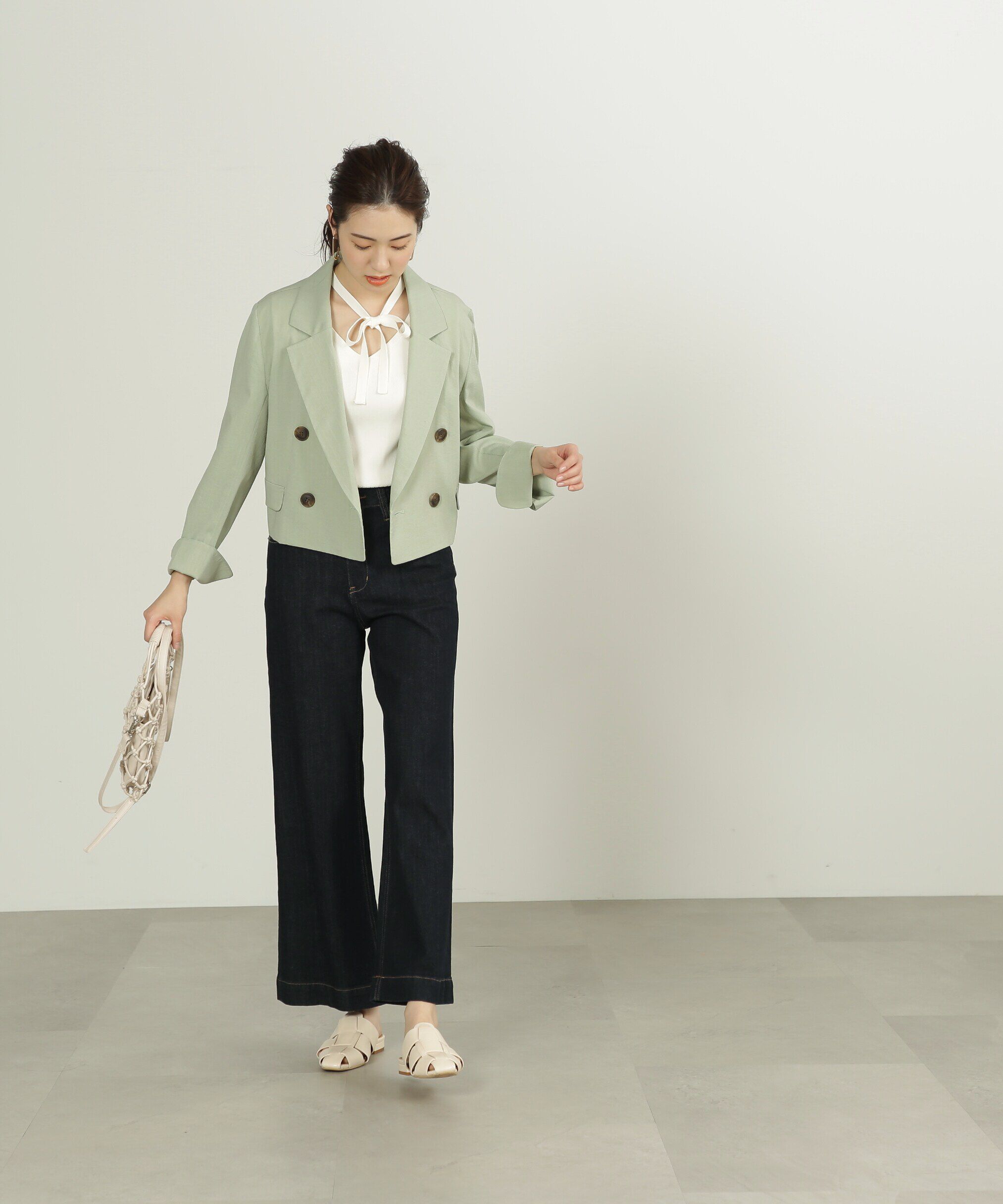  「ボウタイニット」|ニット・セーター|