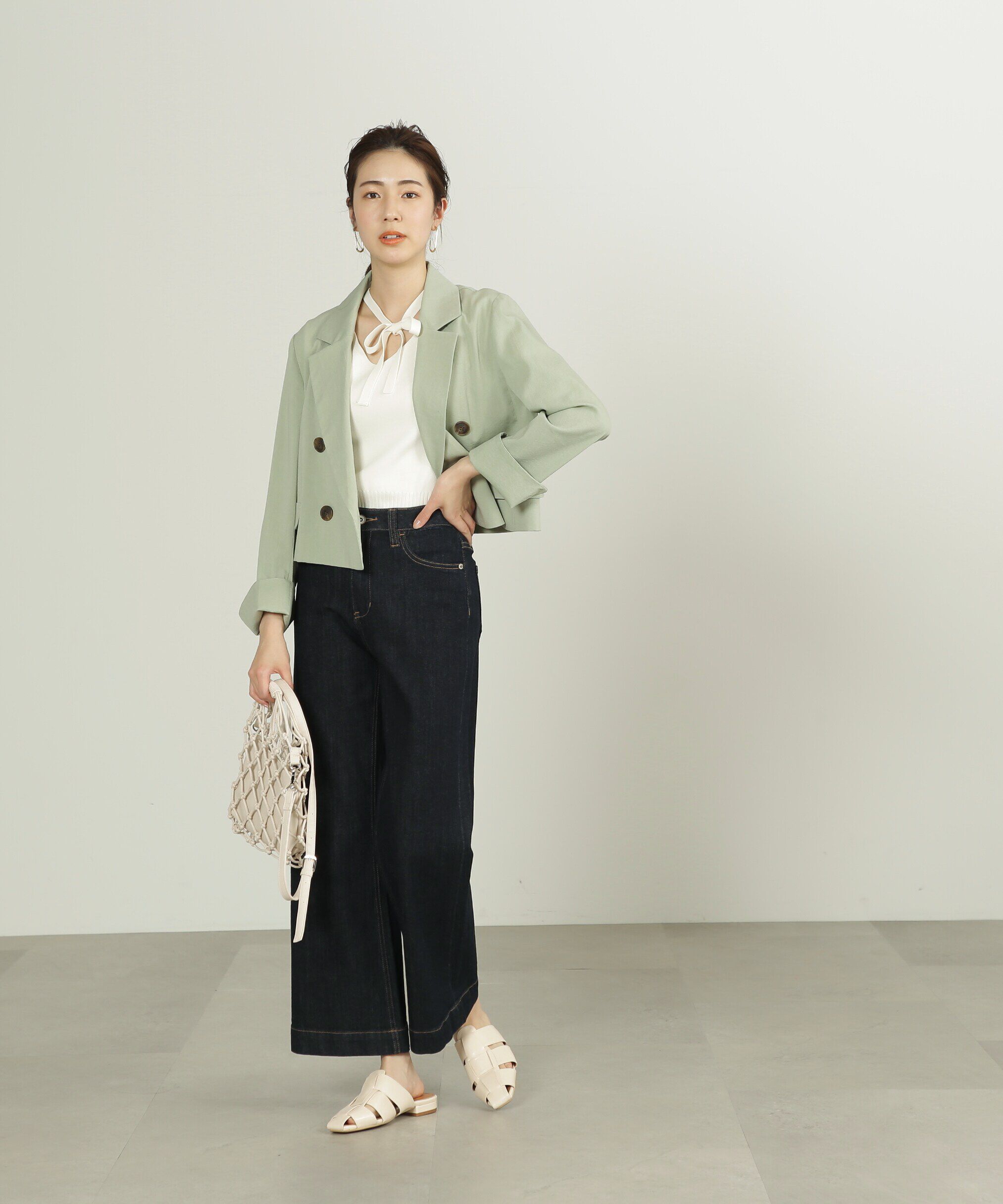  「ボウタイニット」|ニット・セーター|