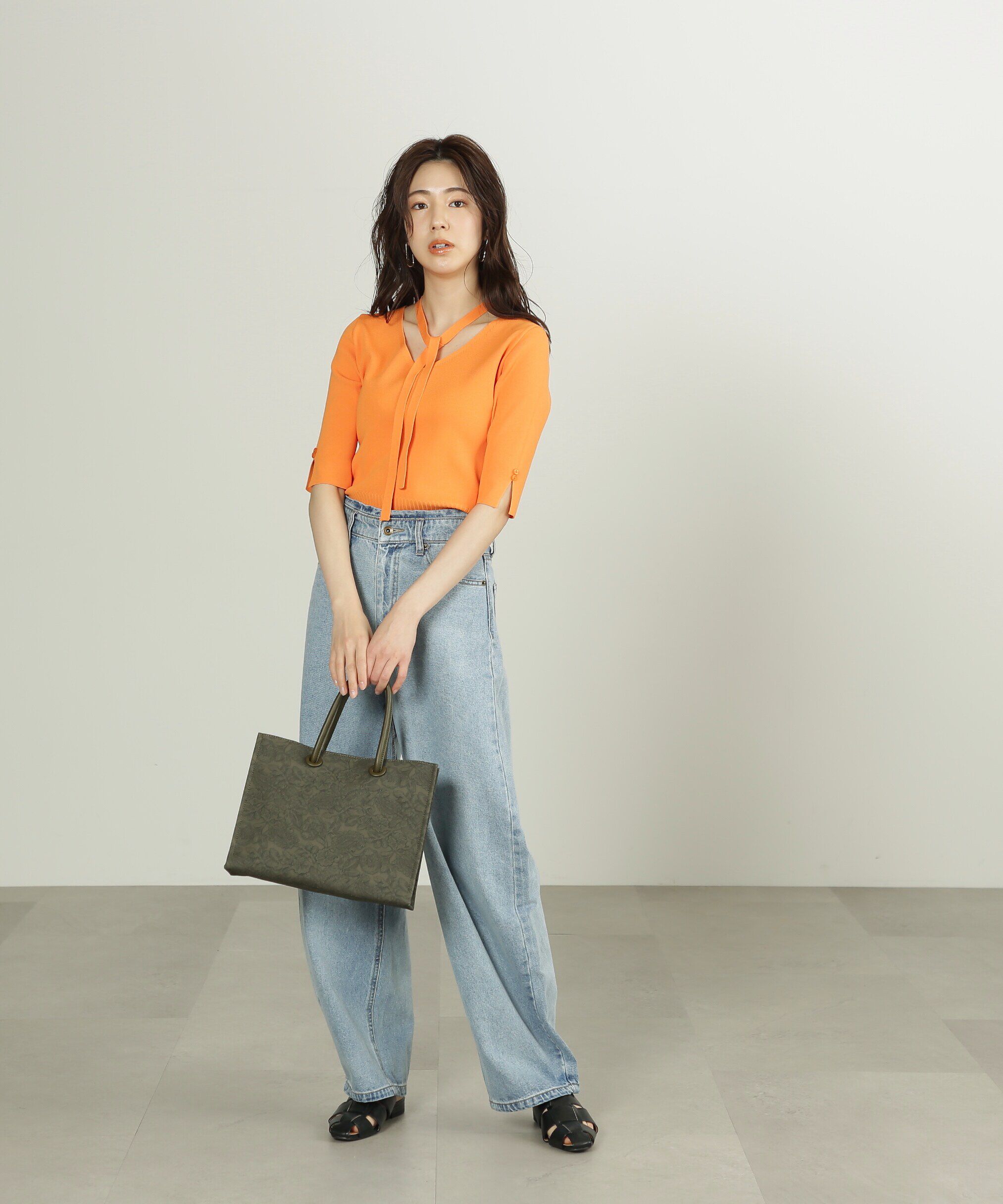  「ボウタイニット」|ニット・セーター|