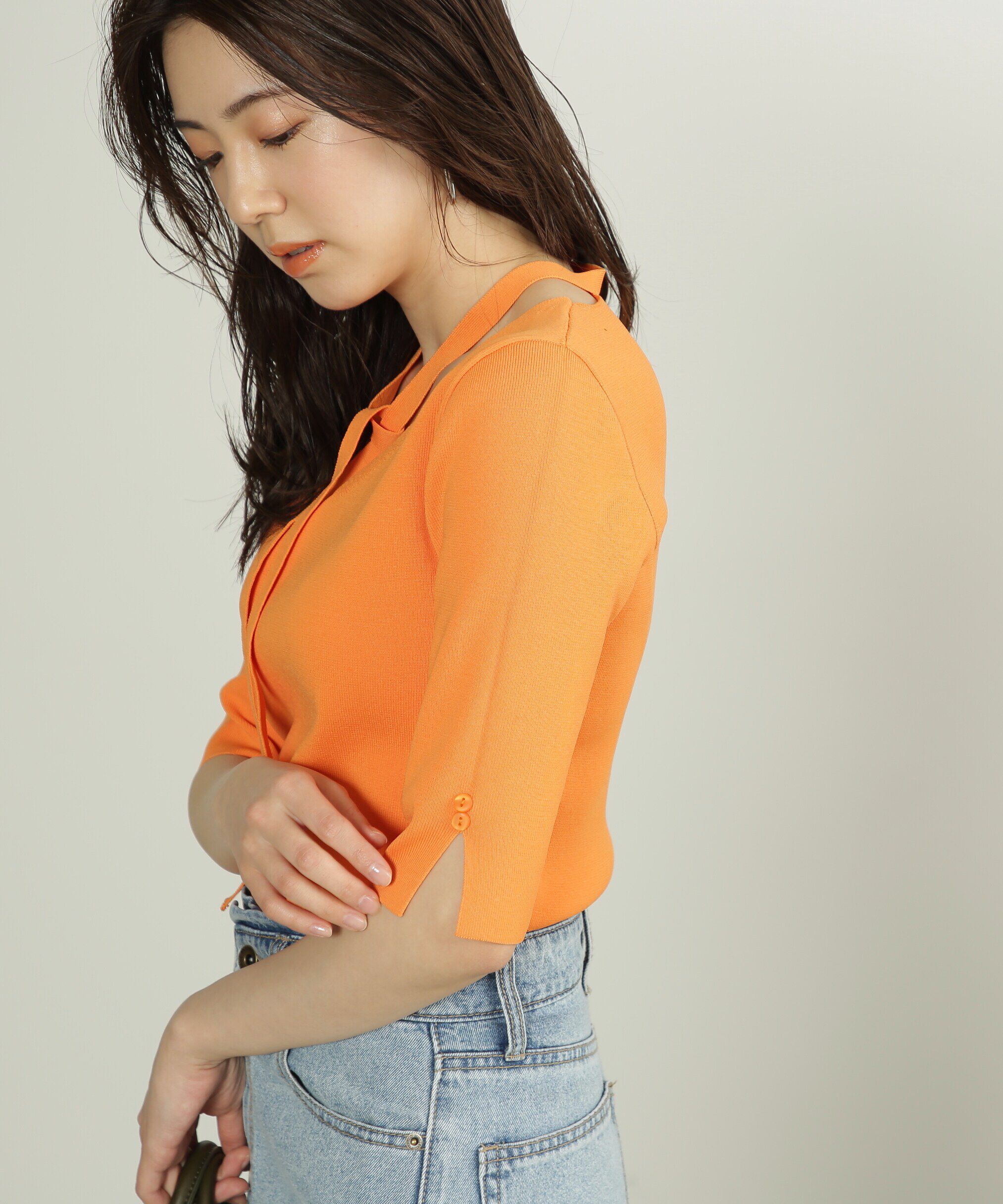  「ボウタイニット」|ニット・セーター|