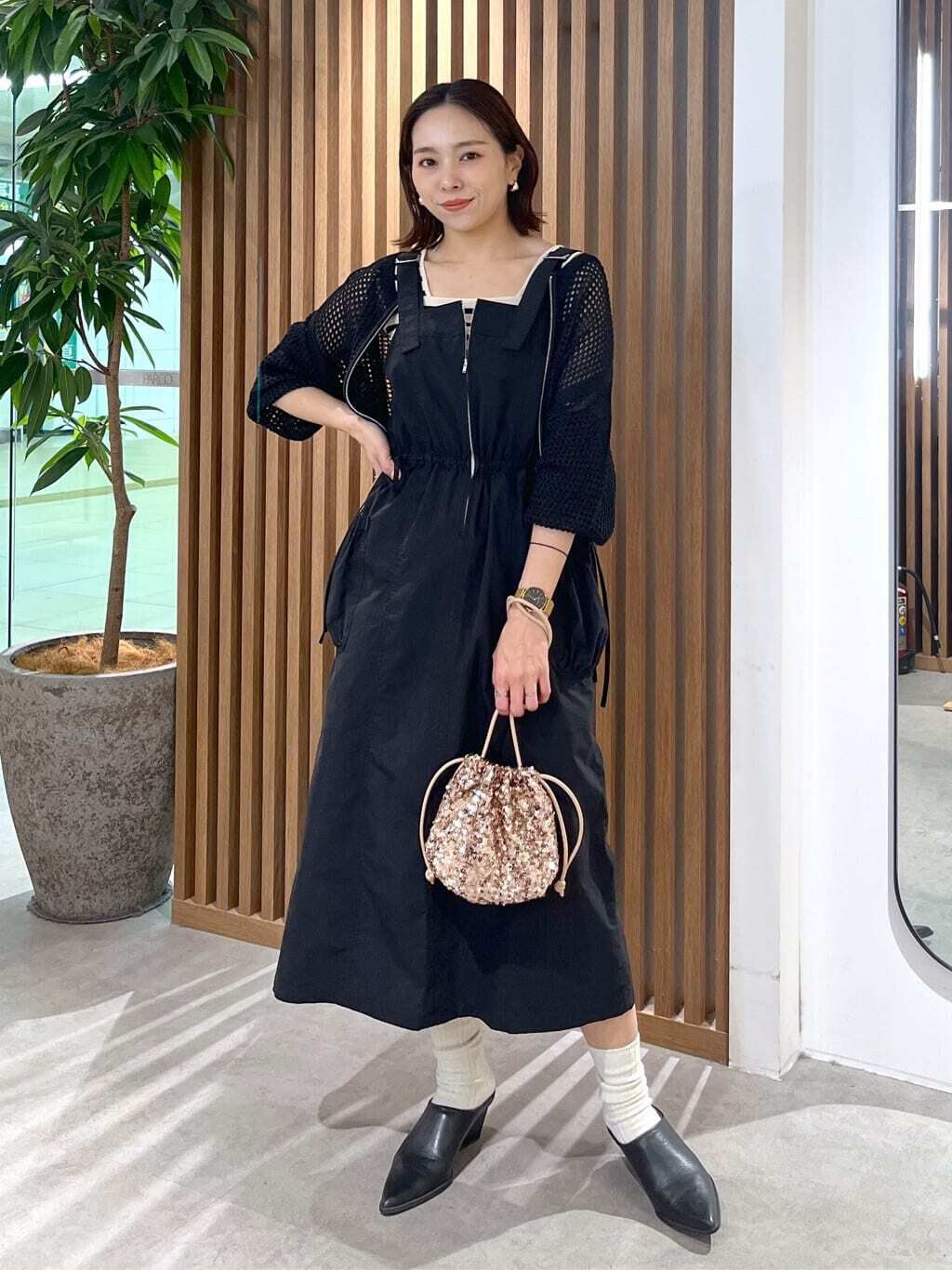  「フロントジップジャンパースカート」|ワンピース|