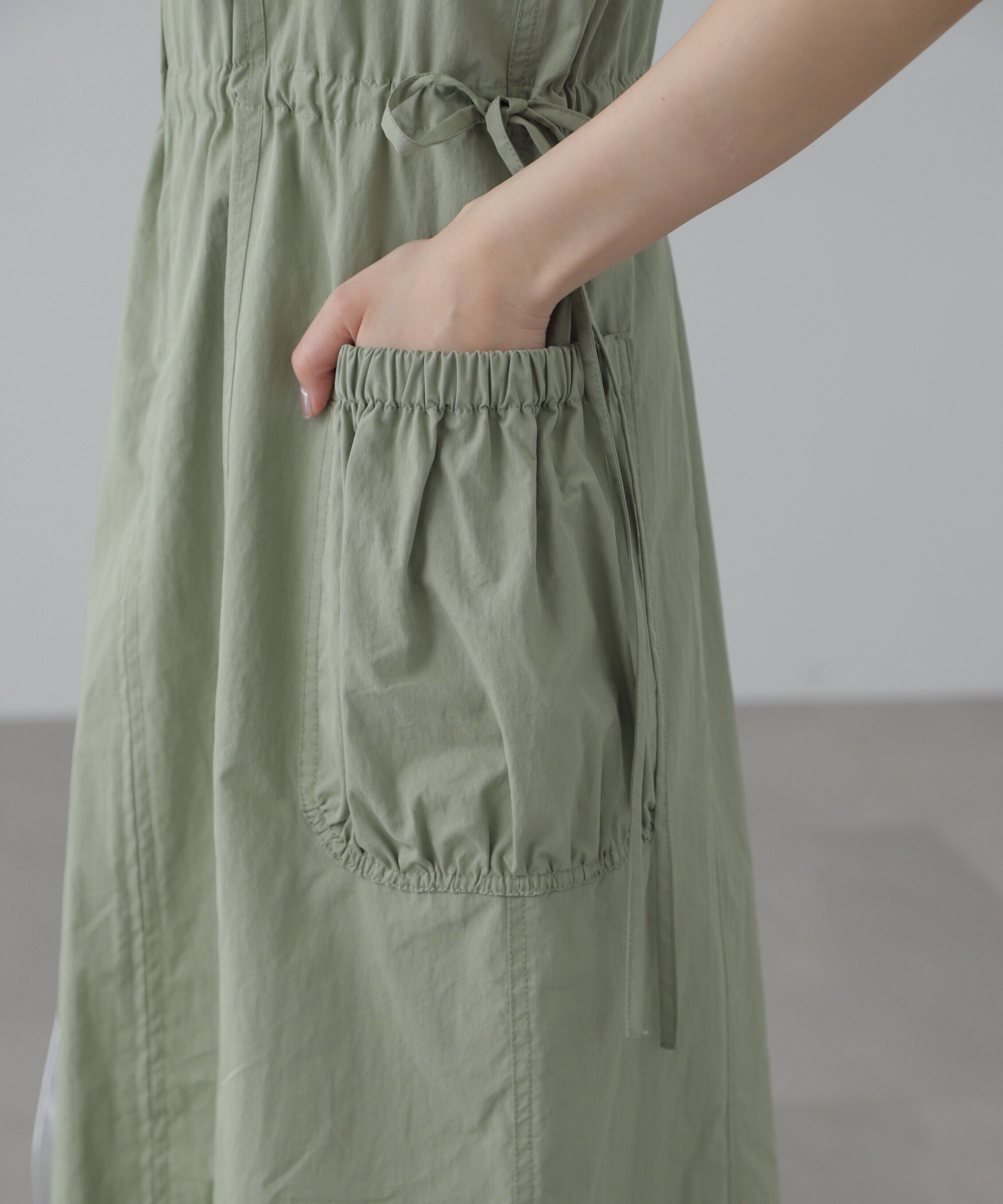  「フロントジップジャンパースカート」|ワンピース|