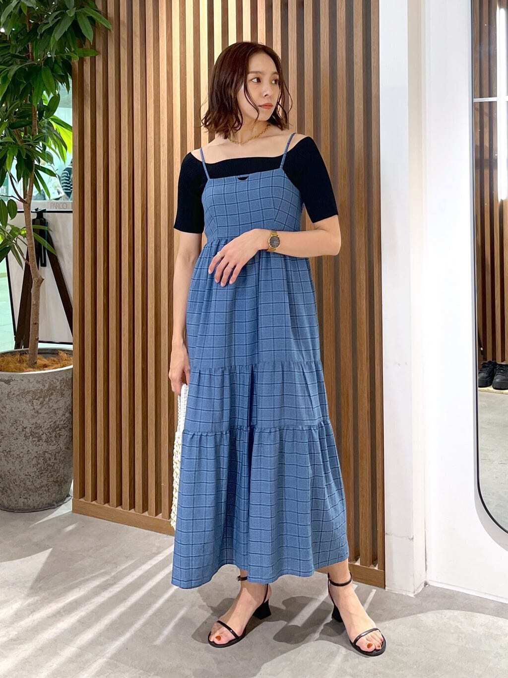  「コンパクトオフショルリブニット」|ニット・セーター|