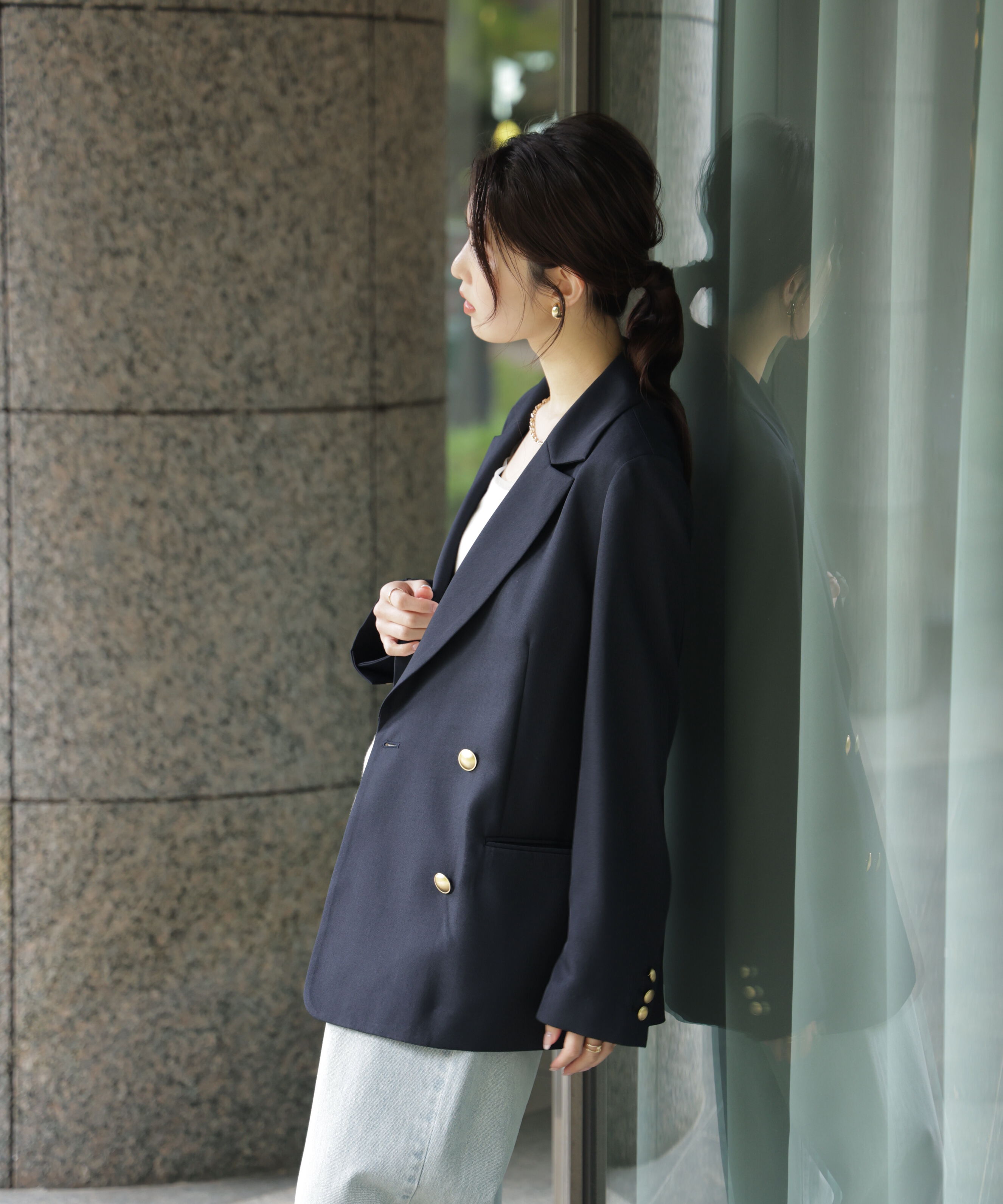  「金ボタンダブルブレストジャケット」|その他|