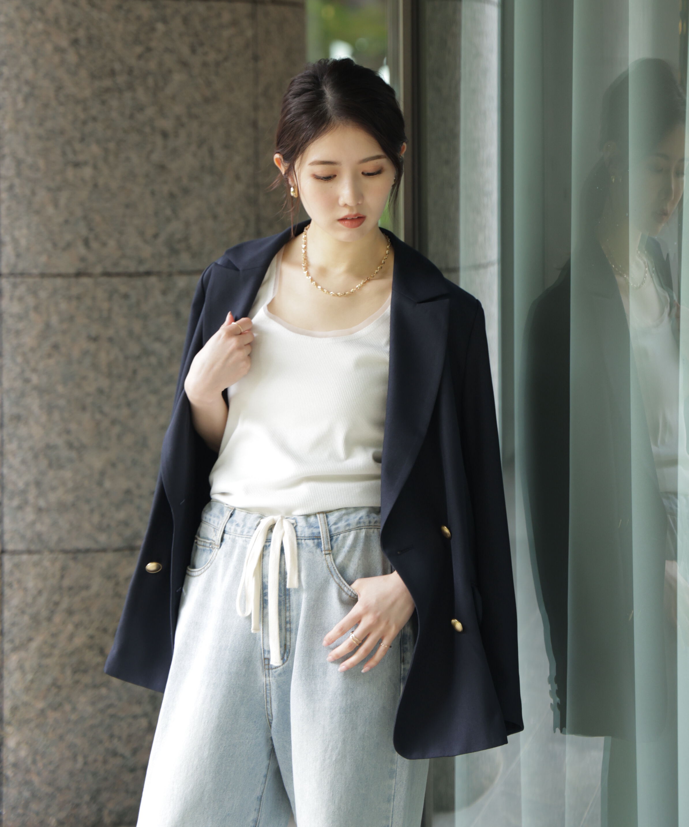  「金ボタンダブルブレストジャケット」|その他|