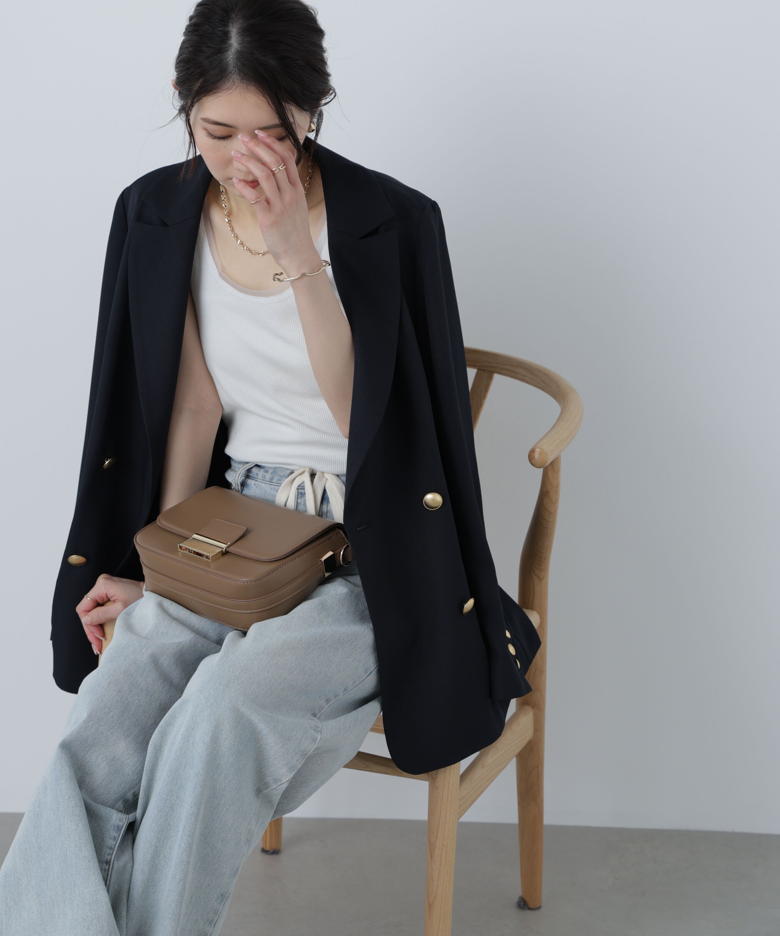  「金ボタンダブルブレストジャケット」|その他|