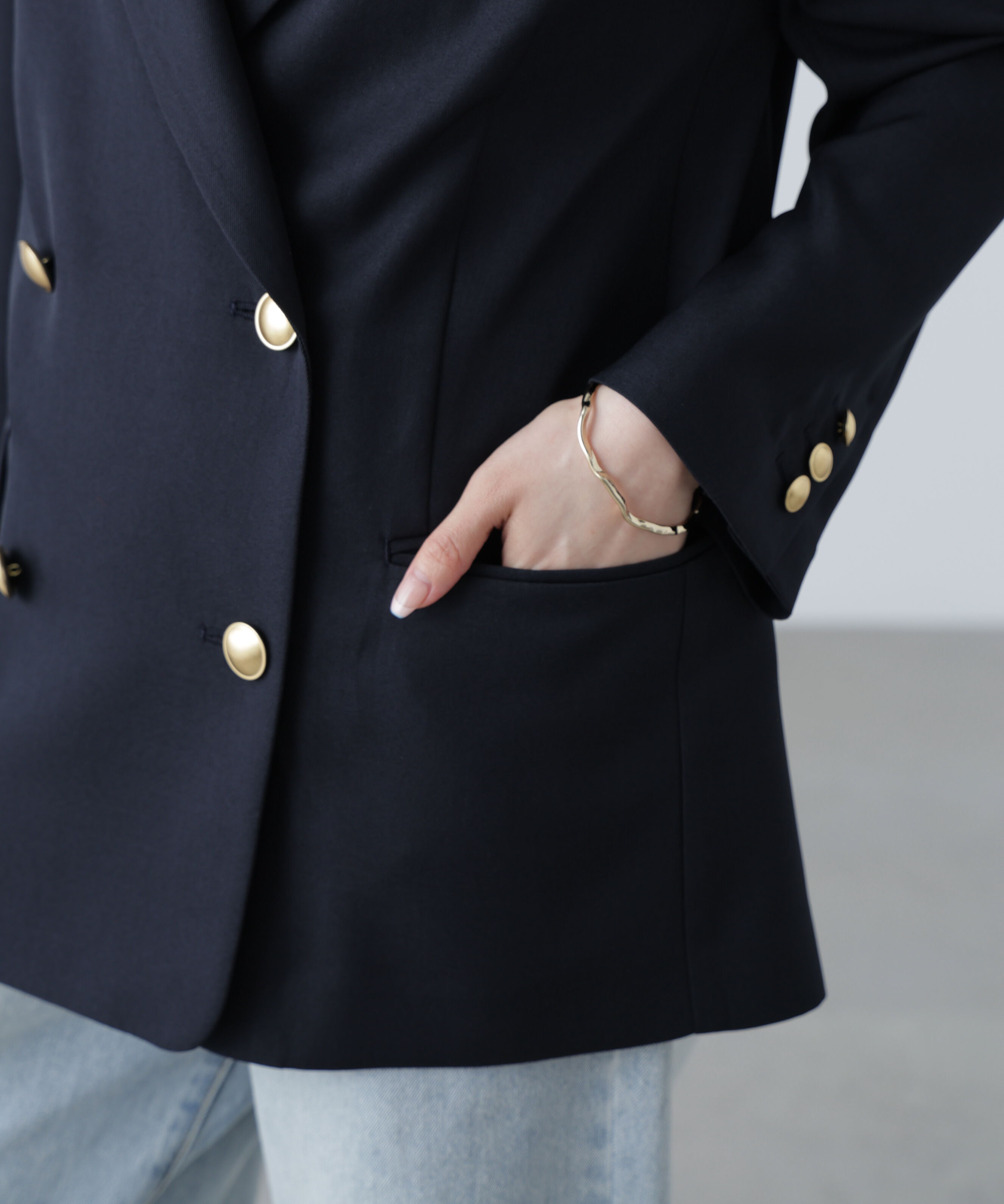  「金ボタンダブルブレストジャケット」|その他|