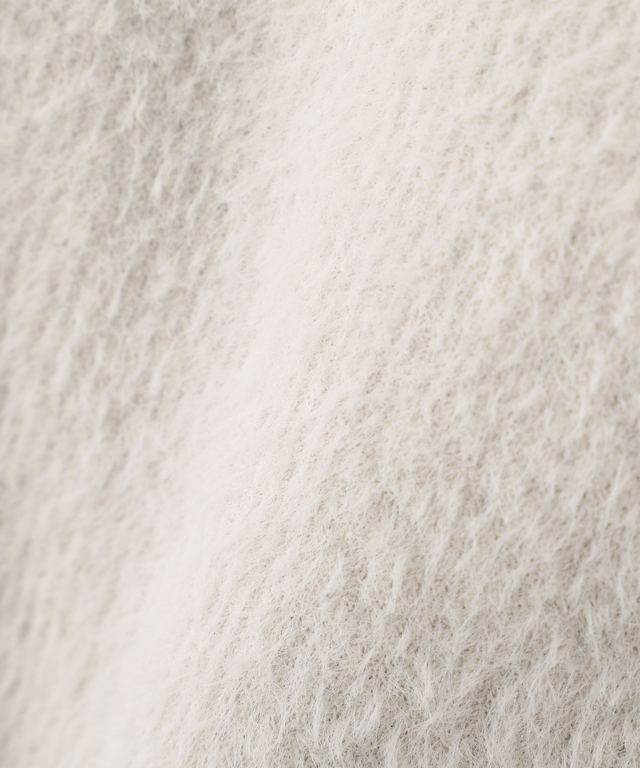  「シャギーオフショルドレープネックニット」|ニット・セーター|