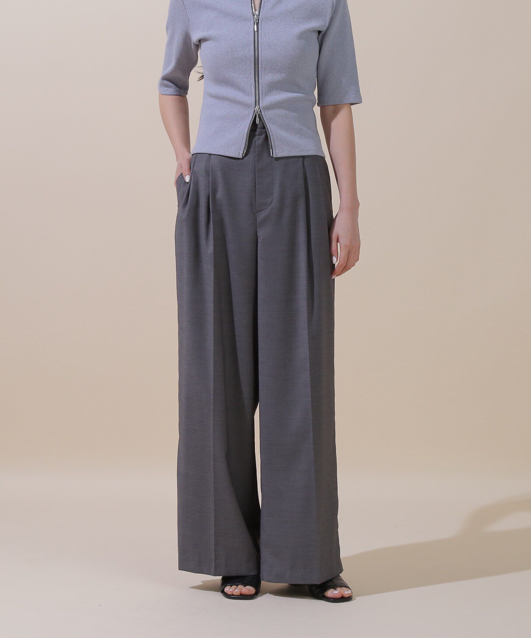  「ウエストロゴワイドパンツ」|その他|