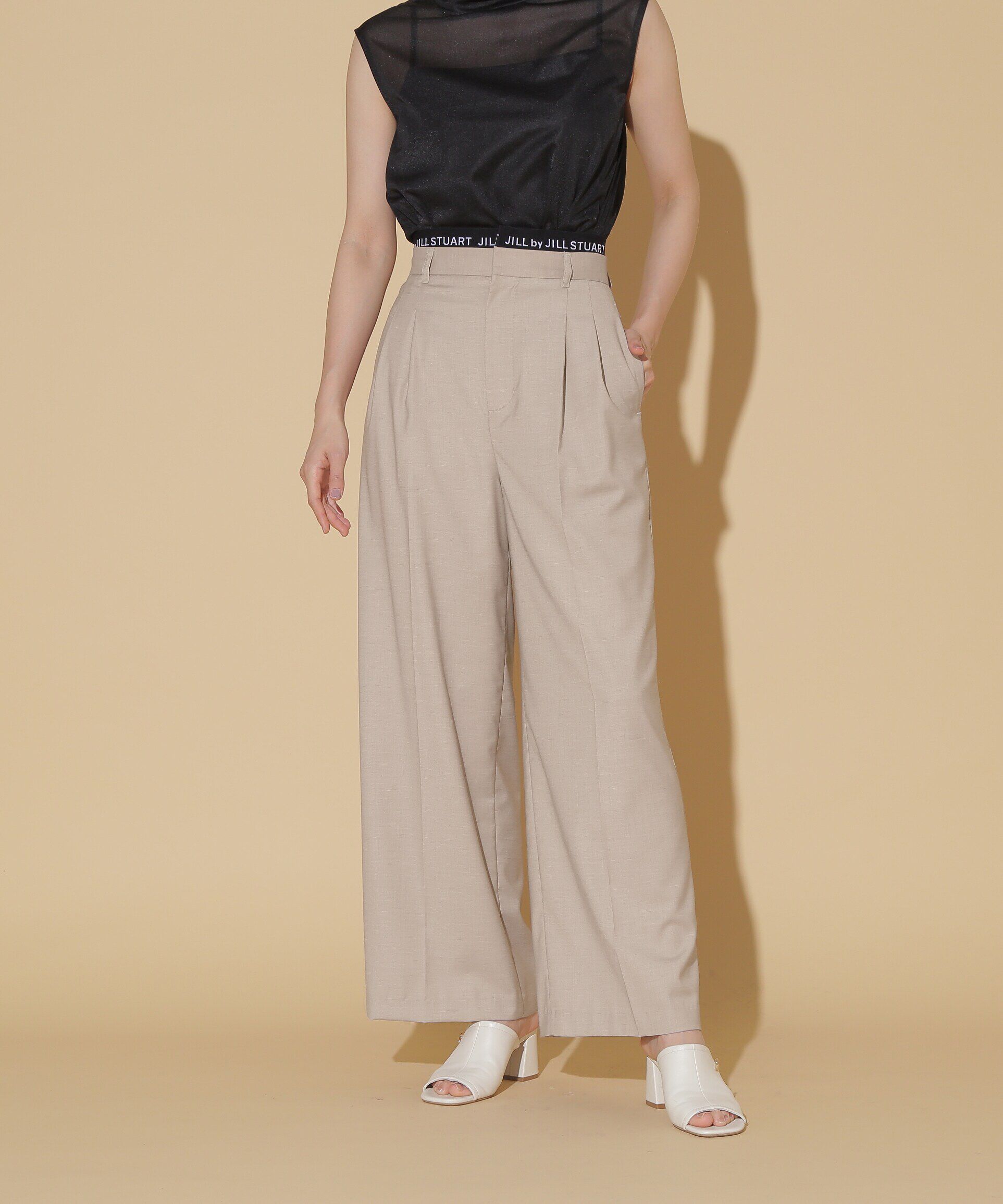  「ウエストロゴワイドパンツ」|その他|