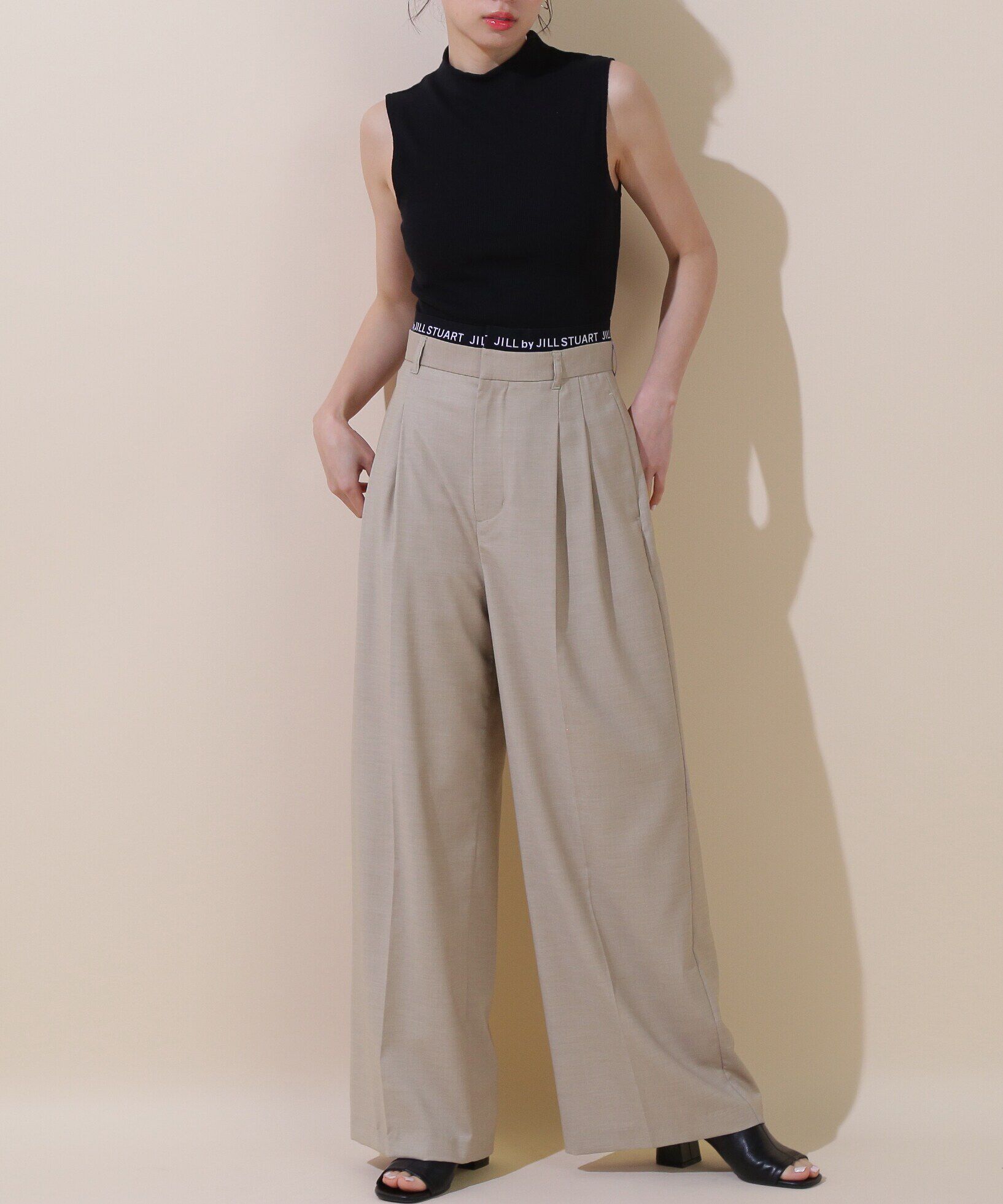  「ウエストロゴワイドパンツ」|その他|