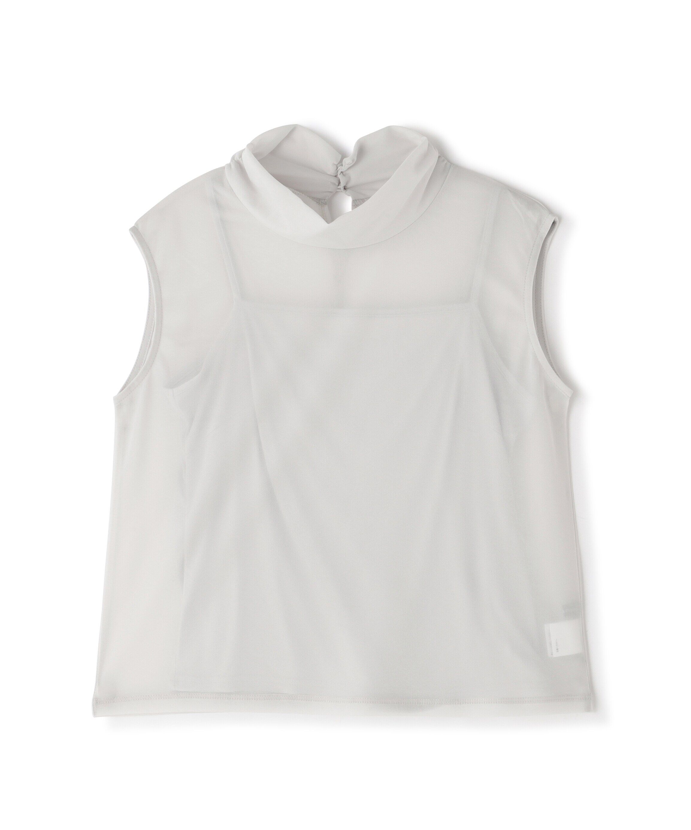  「◆シアーハイネックカットトップス」|Tシャツ・カットソー|ホワイト