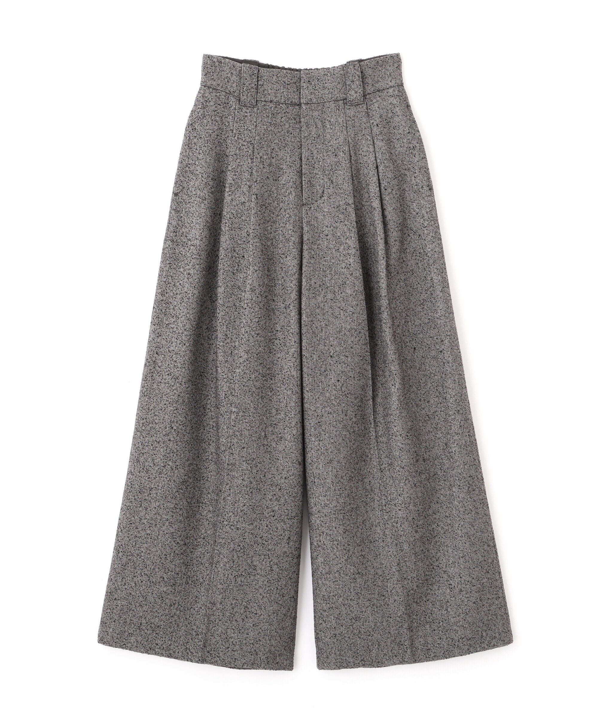  「ネップツイードセンタープレスタックパンツ」|その他|