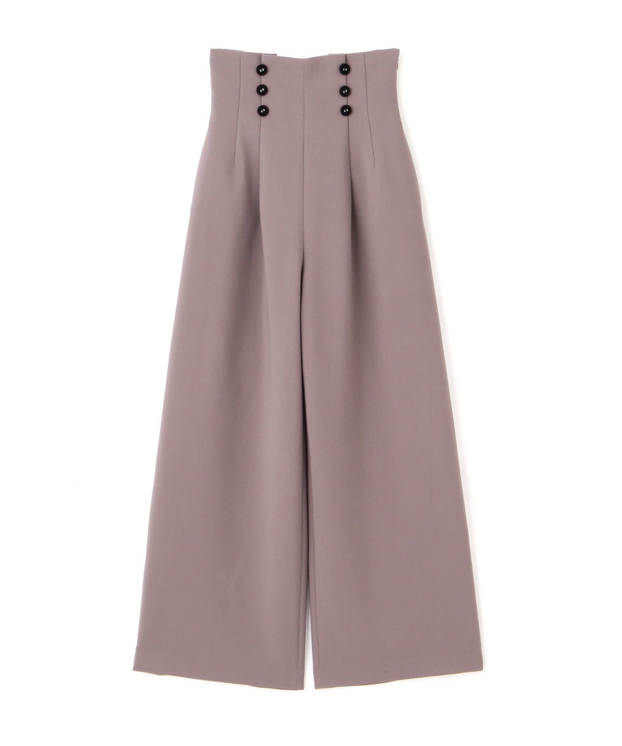  「前釦タックワイドパンツ」|その他|
