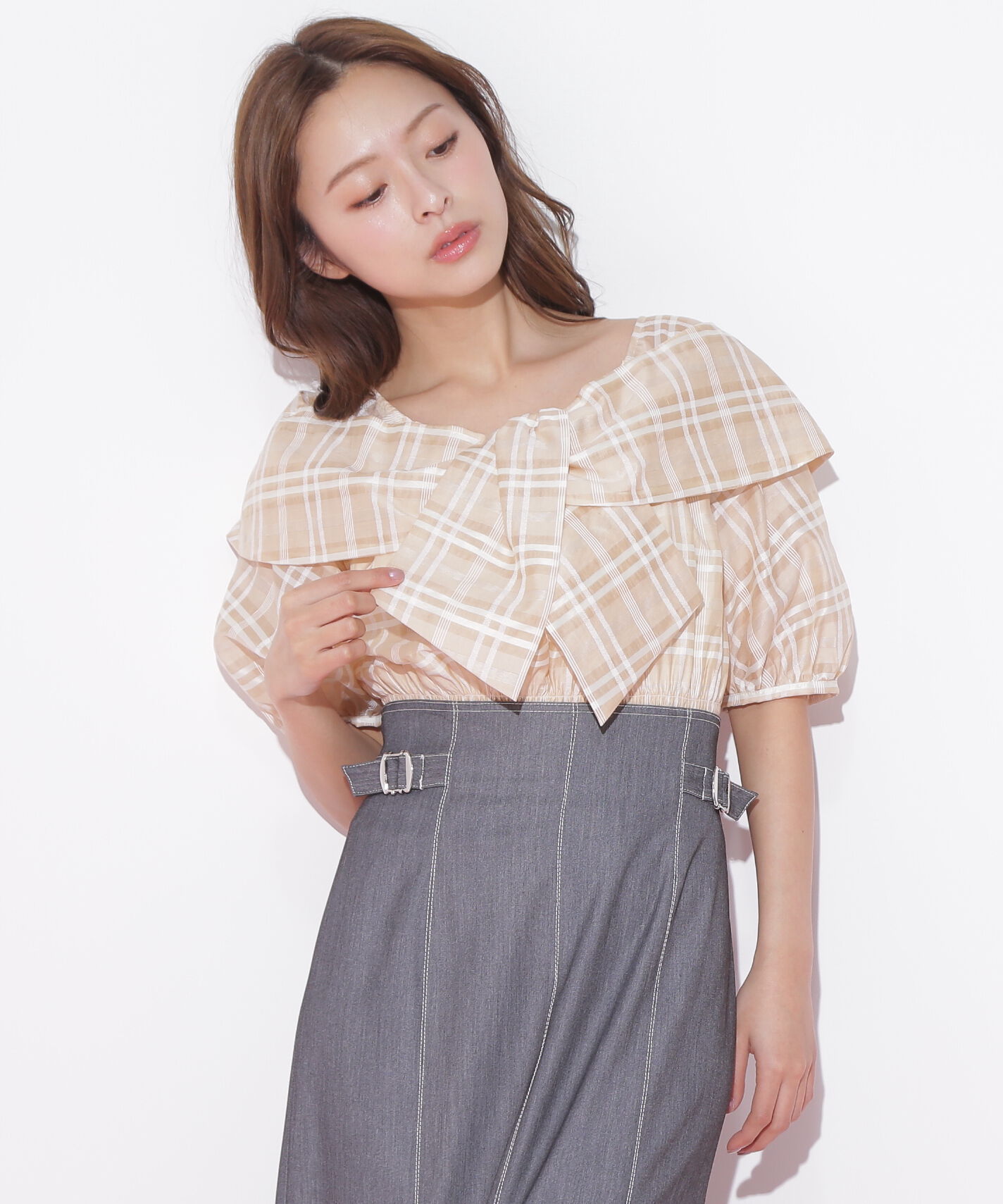  「ビッグリボンブラウス」|シャツ・ブラウス|