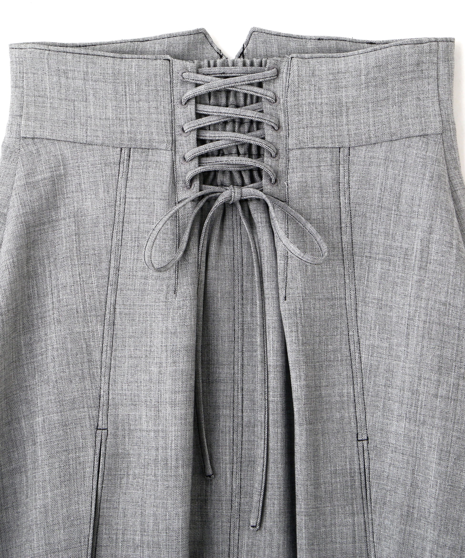  「フロントジップタックスカート」|スカート|