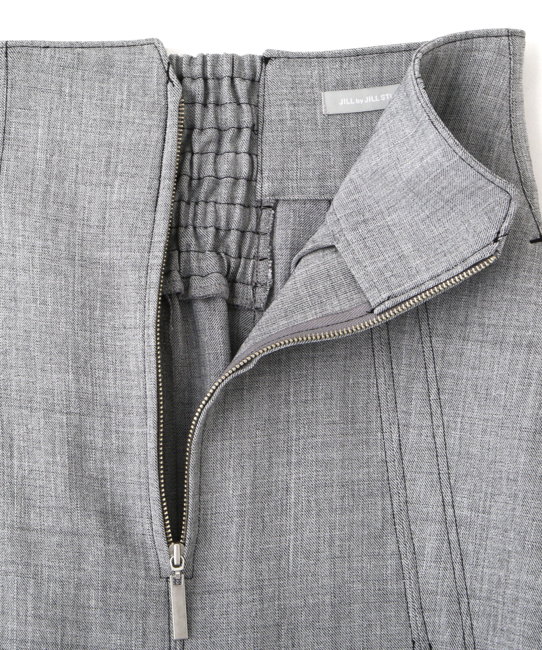  「フロントジップタックスカート」|スカート|