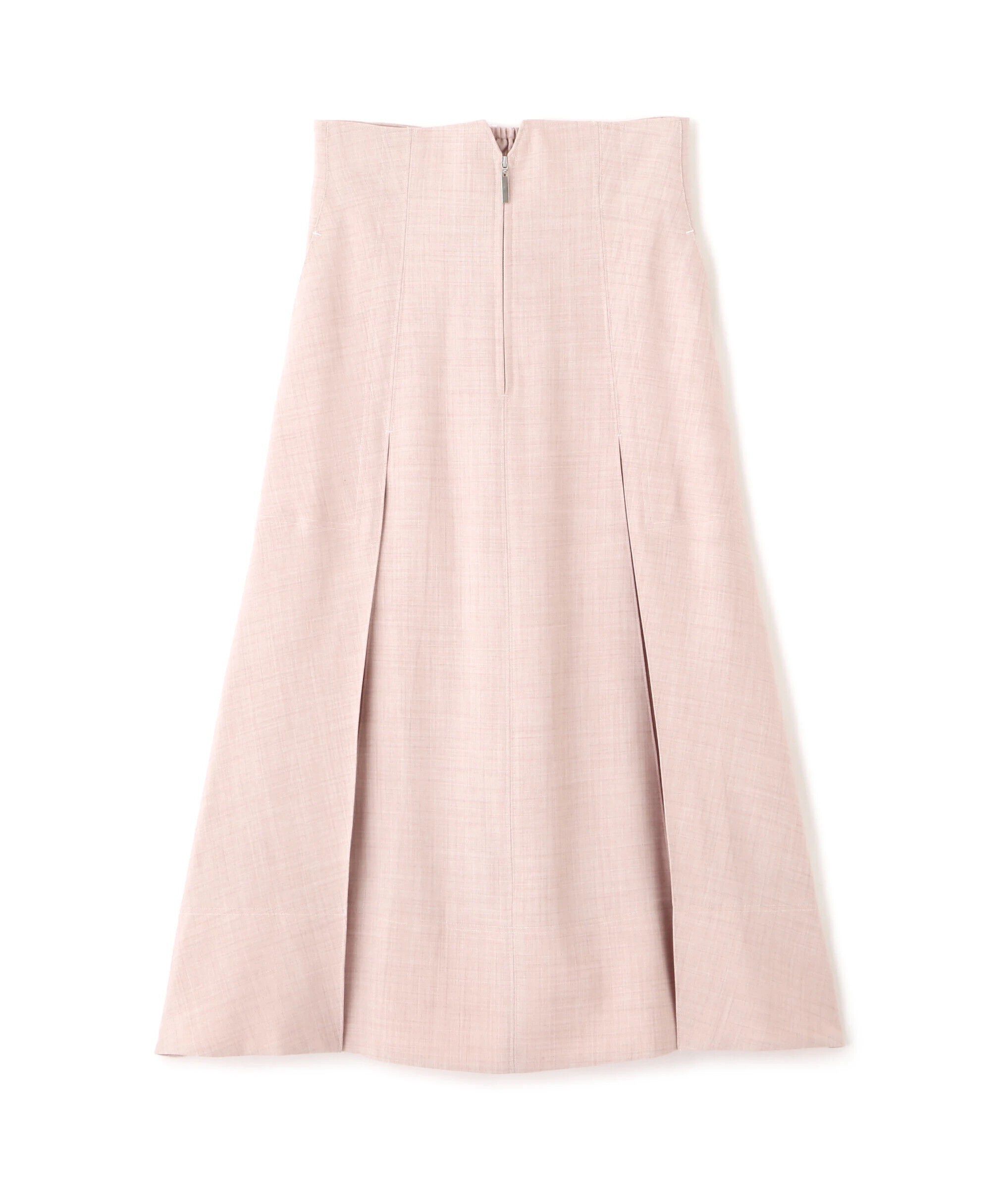  「フロントジップタックスカート」|スカート|