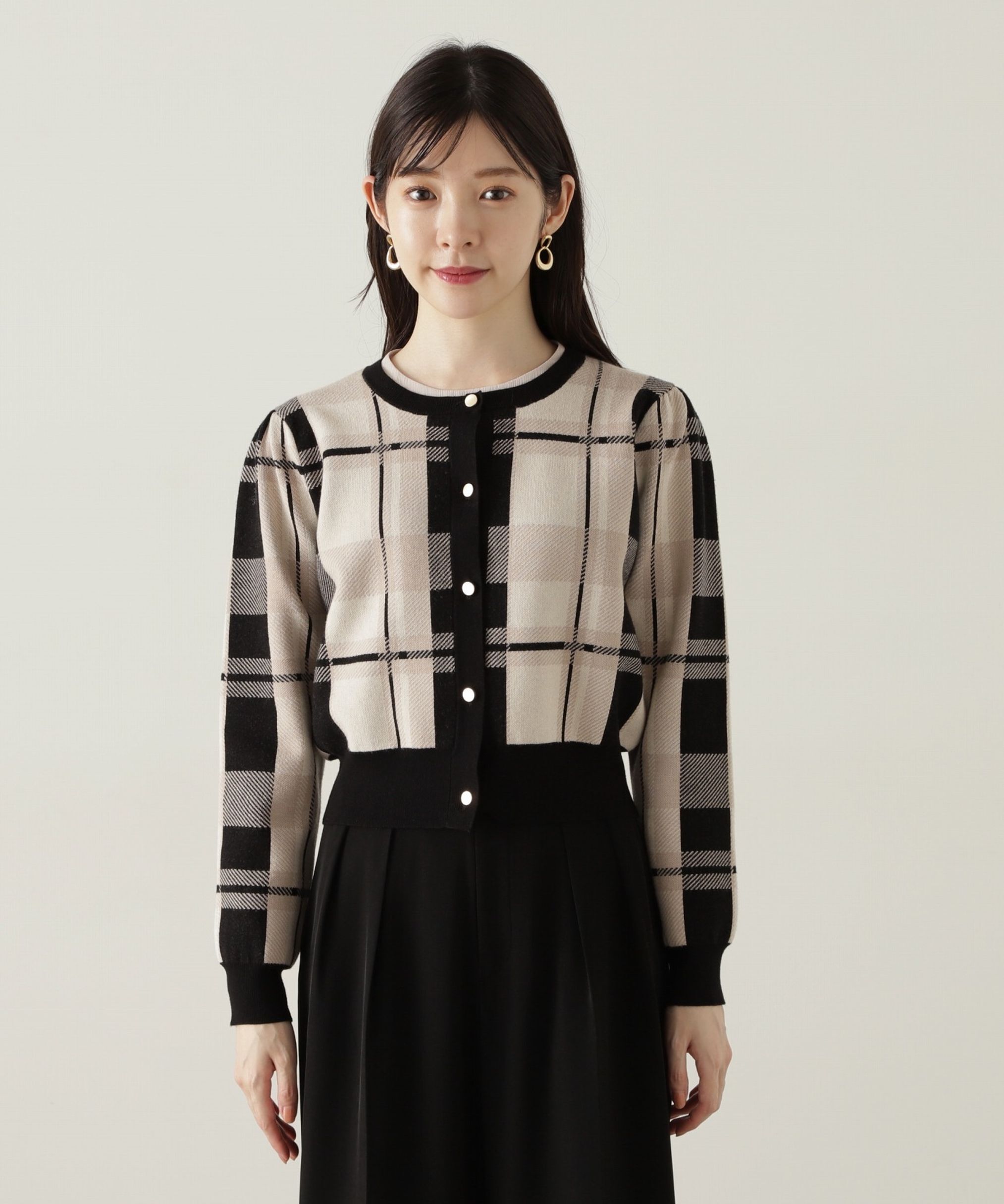 PROPORTION BODY DRESSING「チェックカーディガン」|カーディガン|
