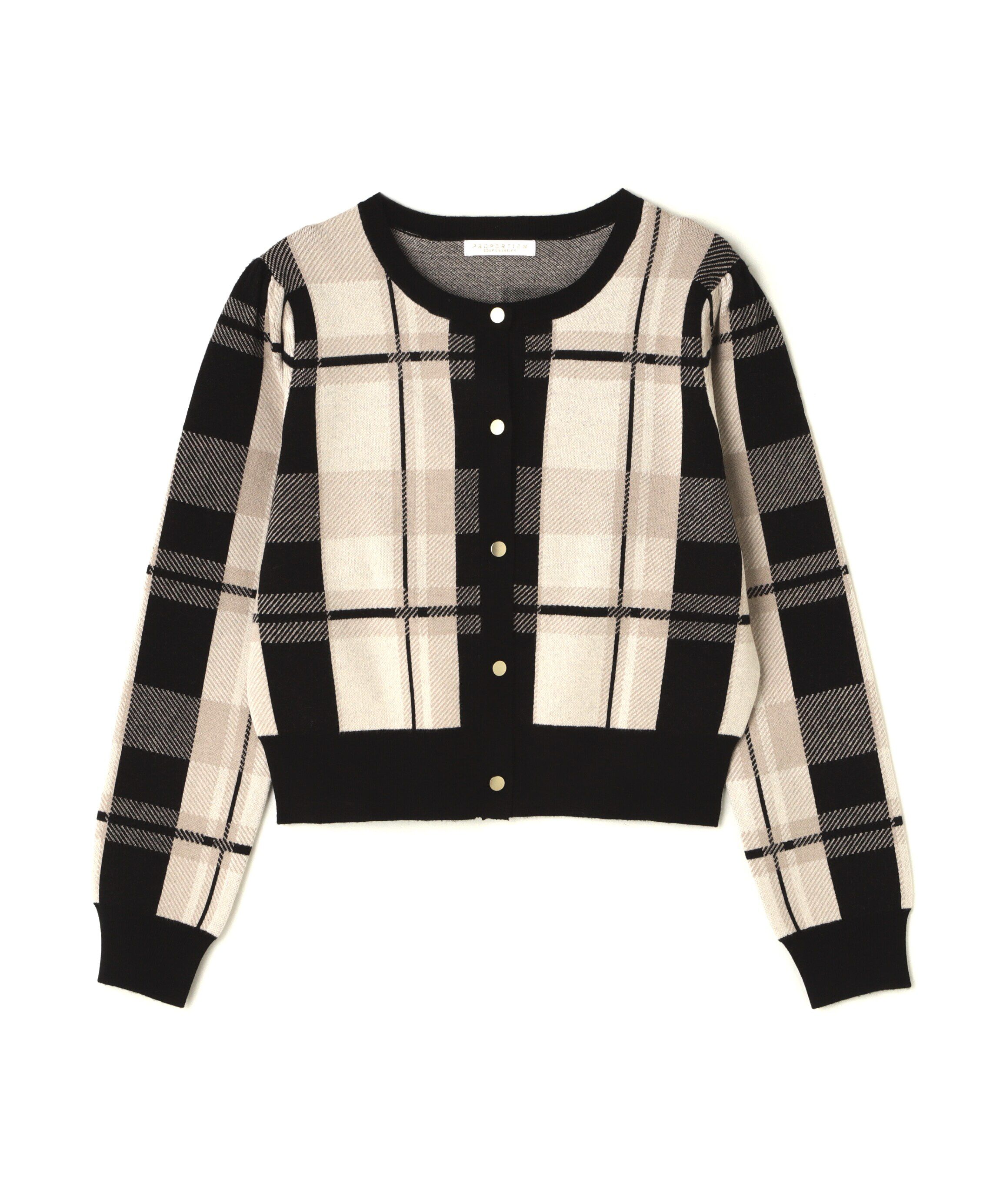 PROPORTION BODY DRESSING「チェックカーディガン」|カーディガン|