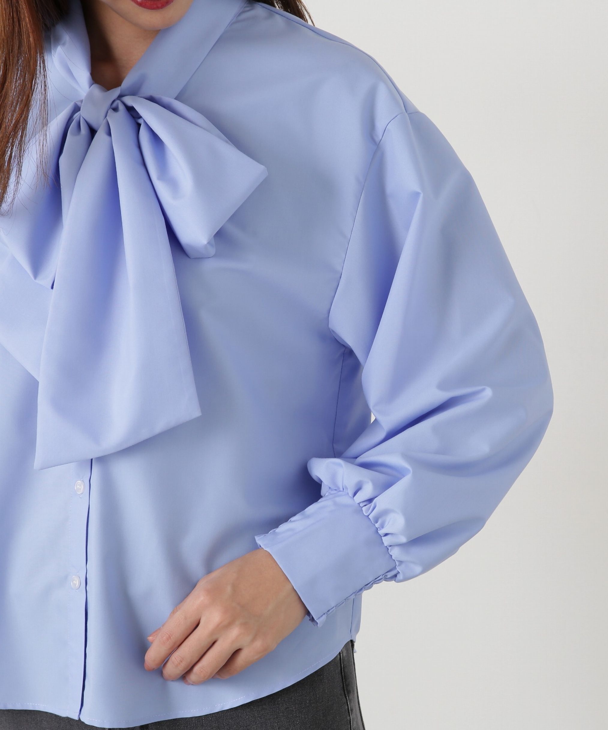 PROPORTION BODY DRESSING「ビッグリボンシャツ」|シャツ・ブラウス|