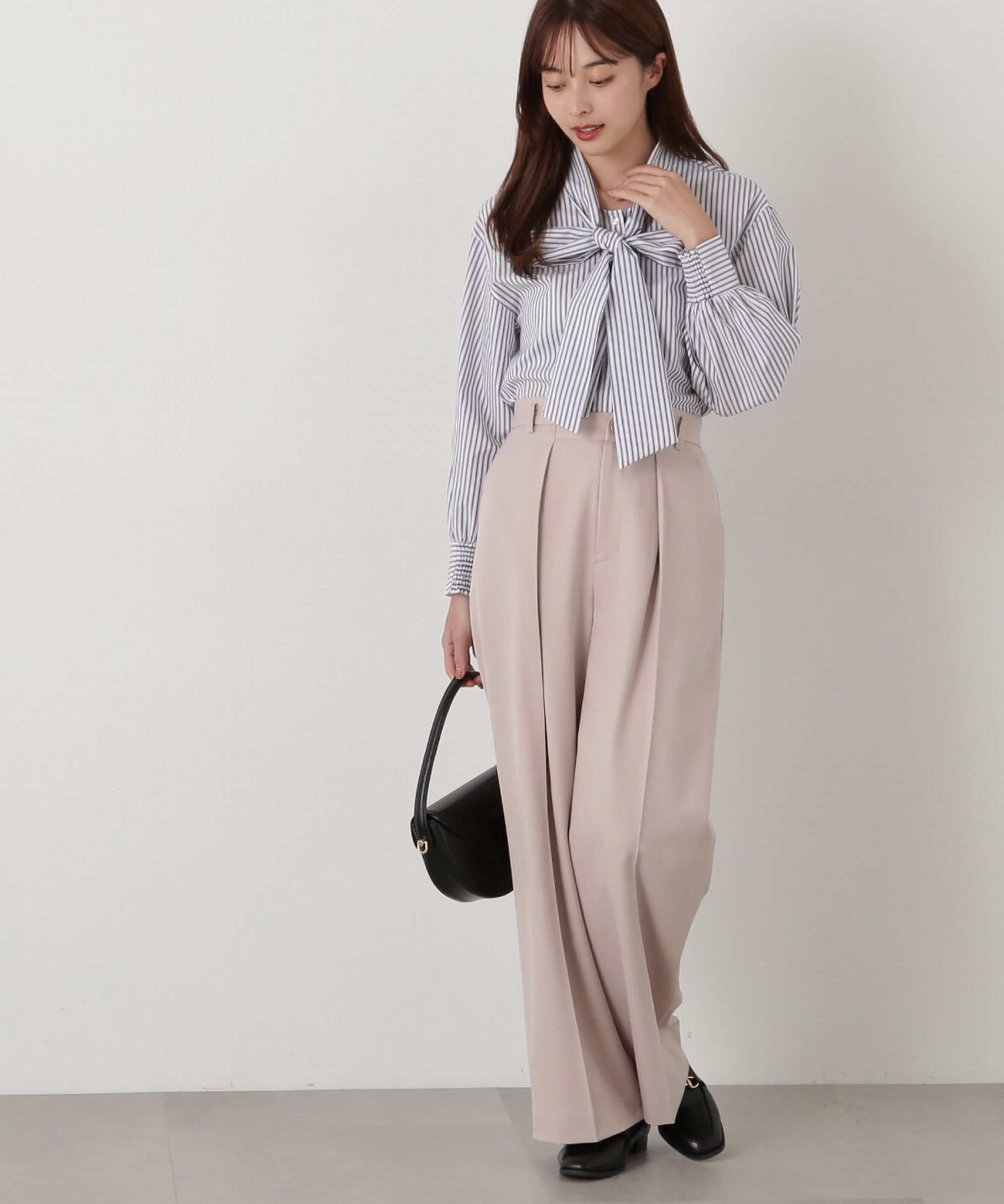 PROPORTION BODY DRESSING「ビッグリボンシャツ」|シャツ・ブラウス|