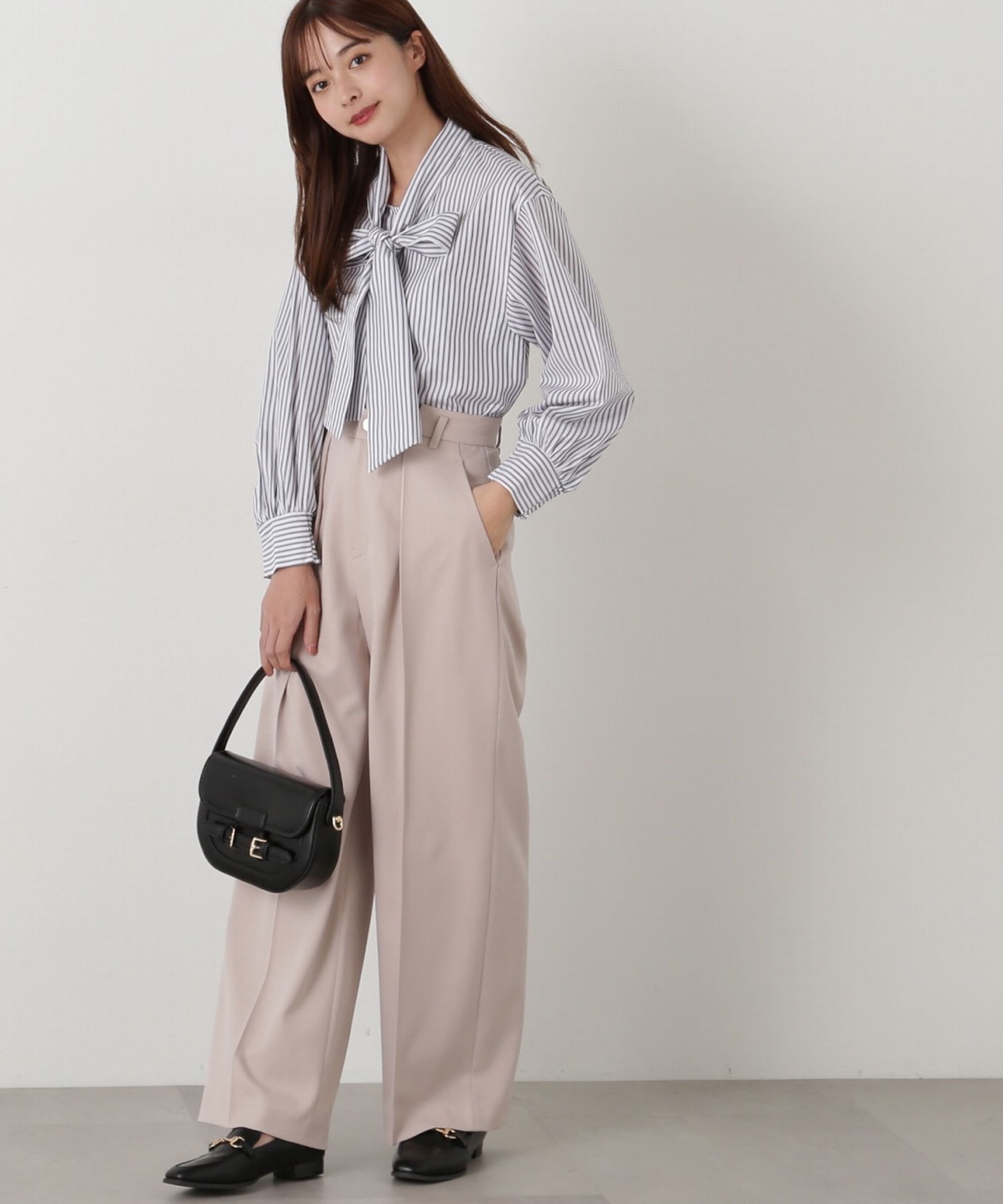 PROPORTION BODY DRESSING「ビッグリボンシャツ」|シャツ・ブラウス|