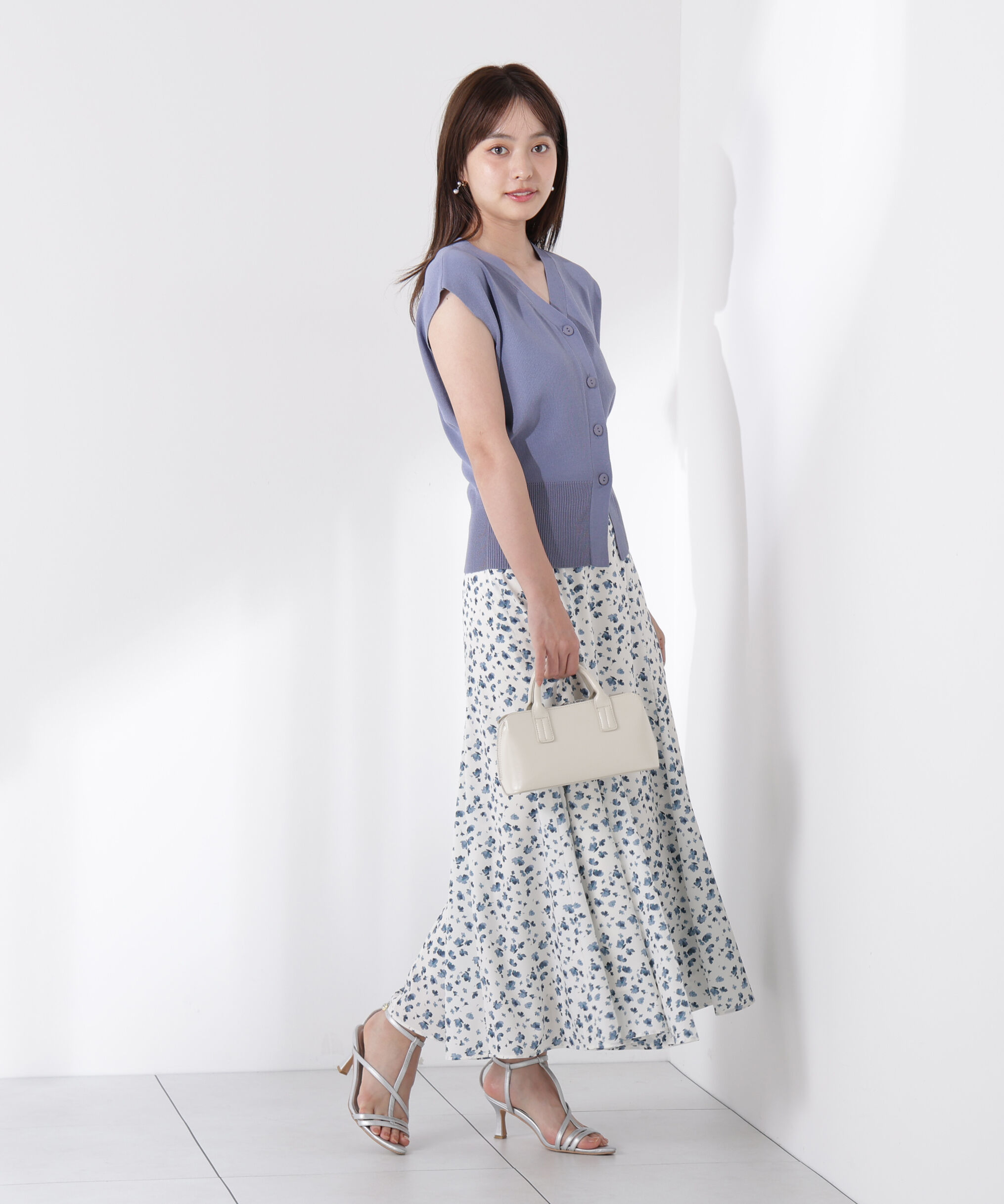 PROPORTION BODY DRESSING「スリットナローニットSET UP」|ワンピース|