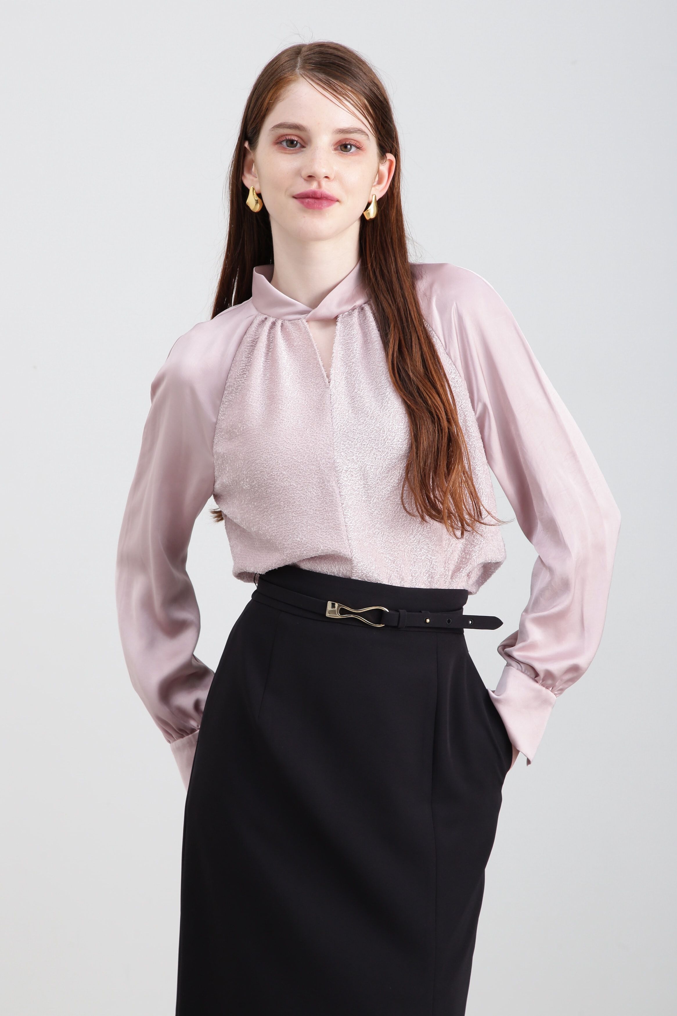  「◆ツッキリJQラグランブラウス」|シャツ・ブラウス|ピンク