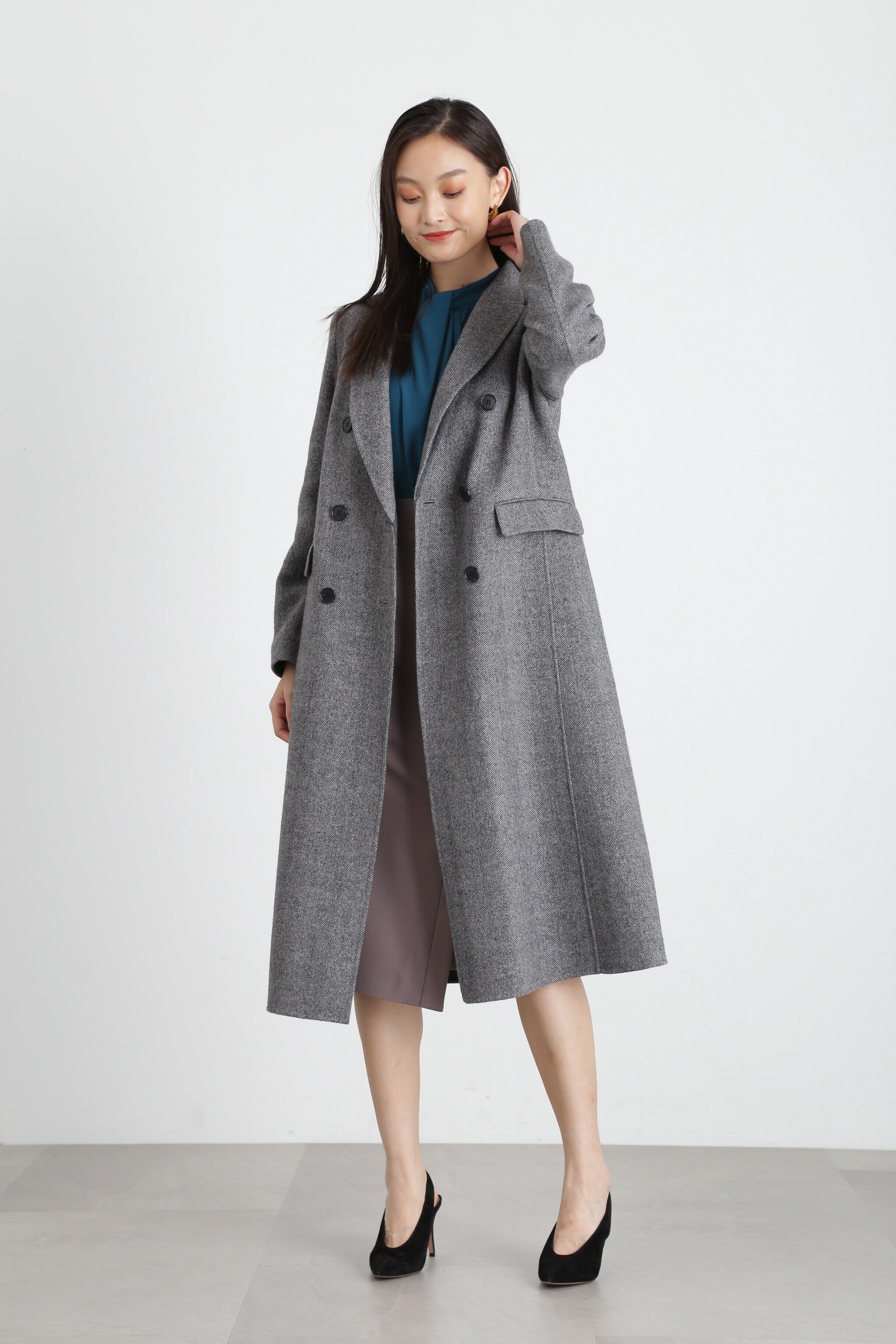  「◆バイカラーボウタイブラウス」|シャツ・ブラウス|