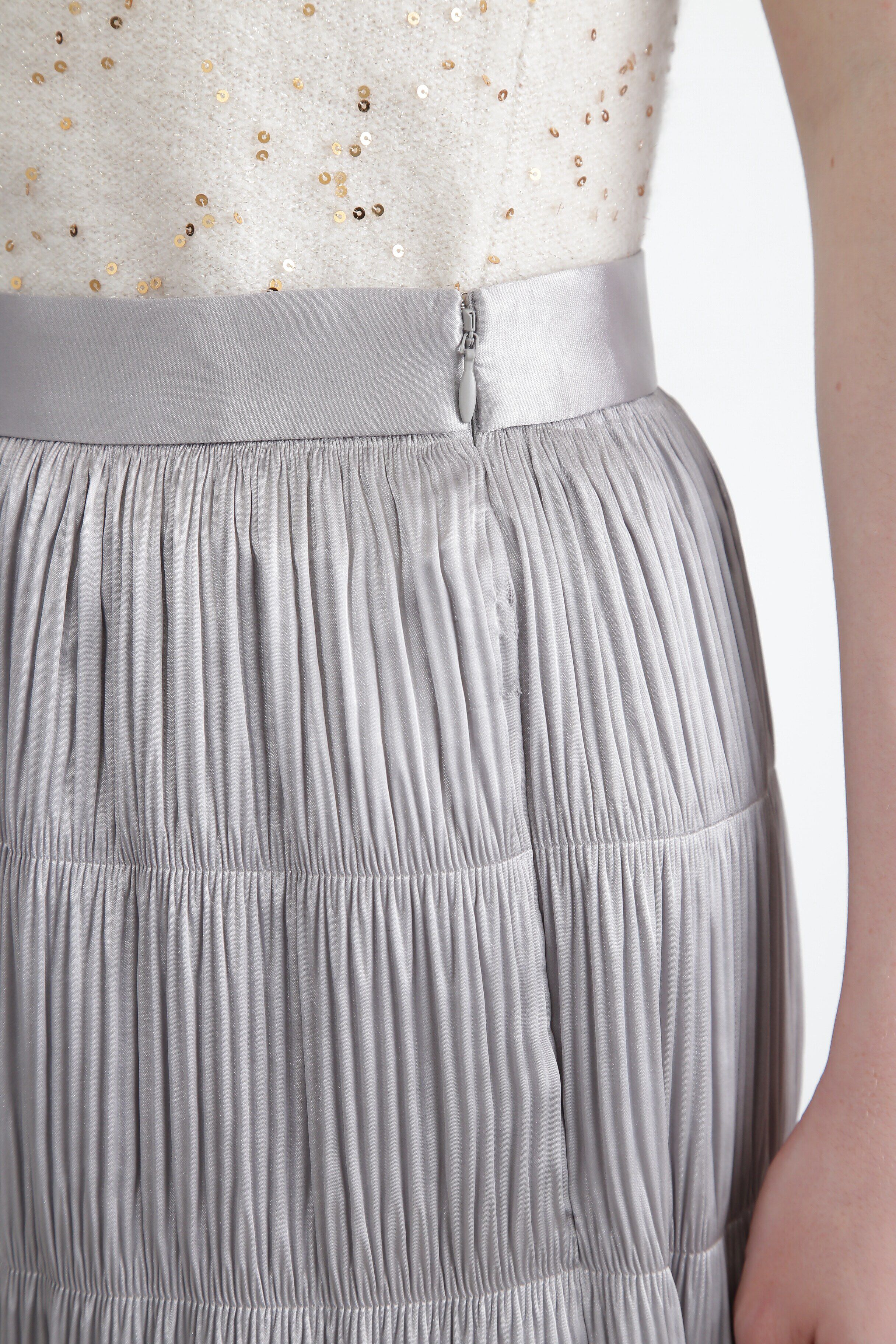  「◆クリスタルプリーツティアードスカート」|スカート|