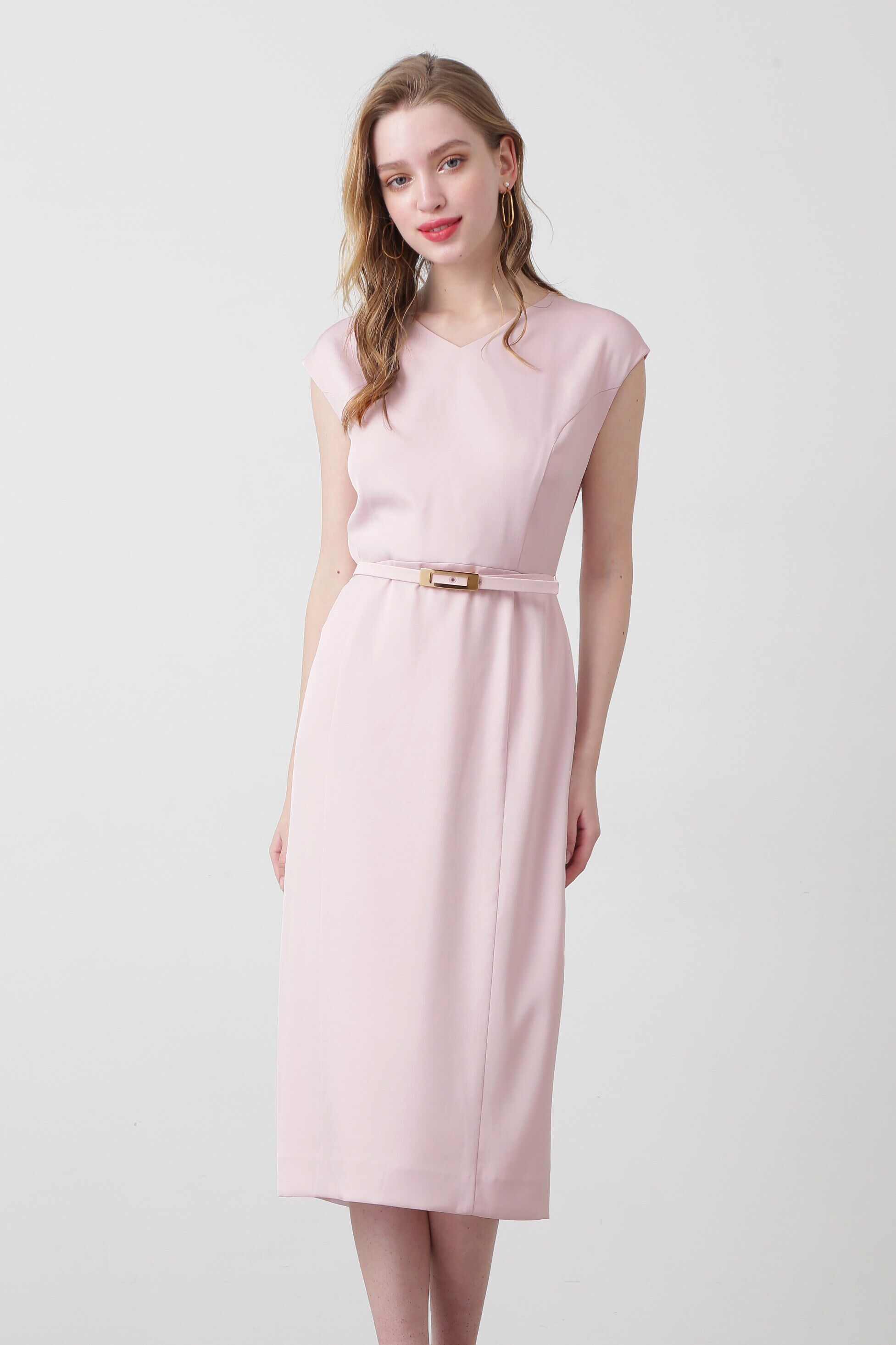  「◆ハイツイストワンピース」|ワンピース|ピンク