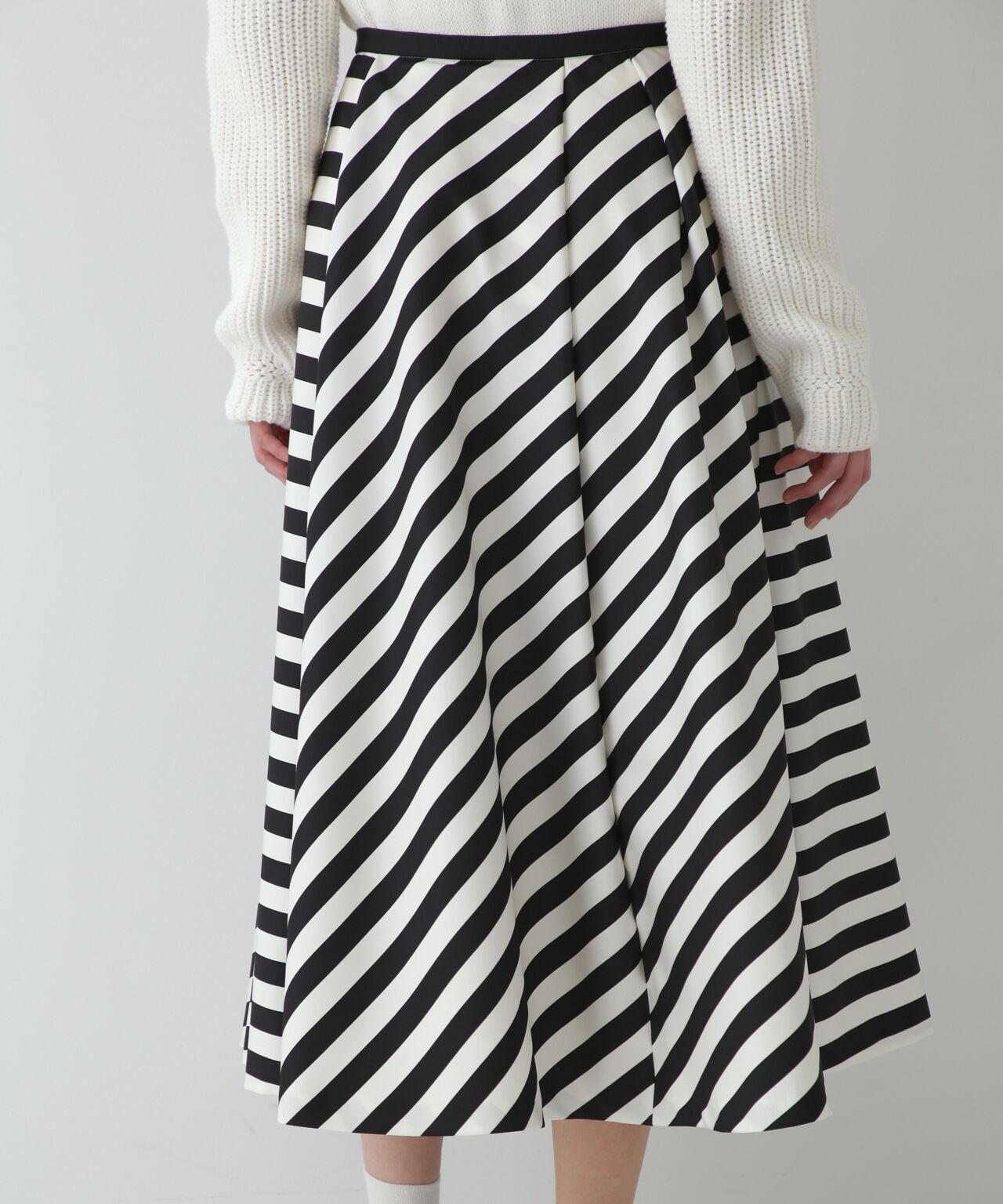  「ストライププリントスカート」|スカート|