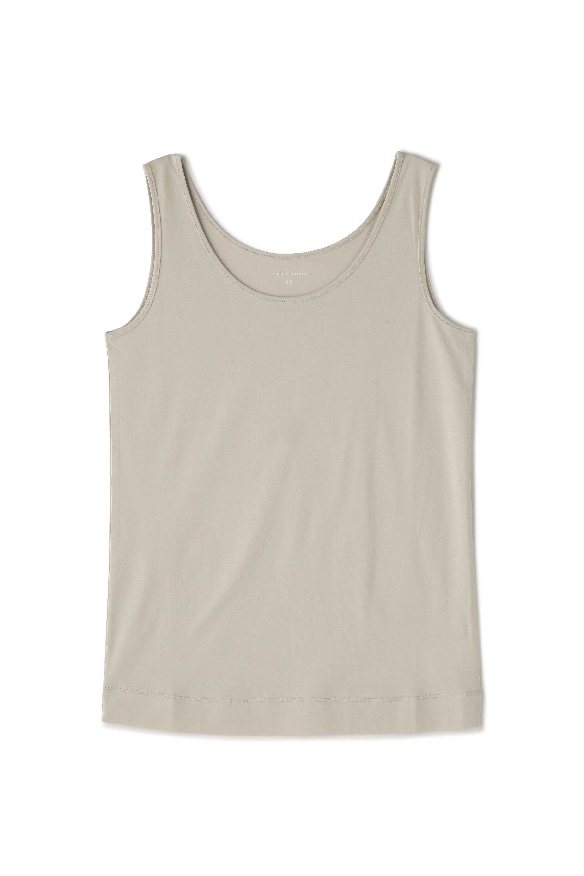  「オーガニックコットンスムースタンクトップ」|Tシャツ・カットソー|