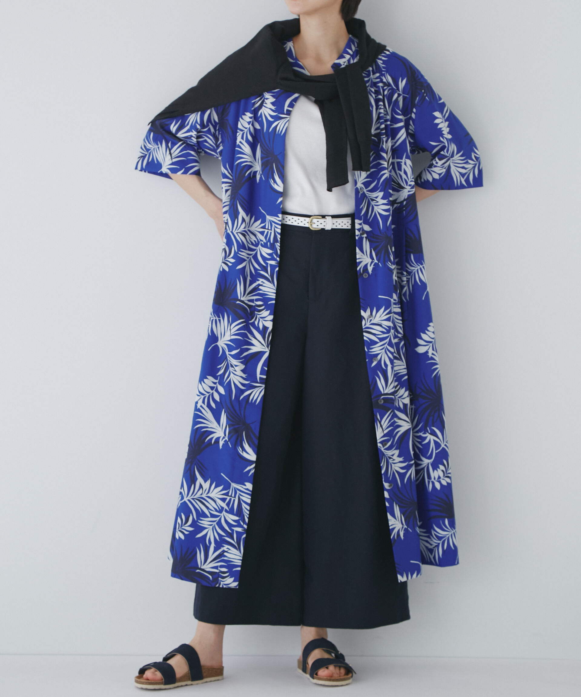  「◆リーフプリントワンピース」|ワンピース|