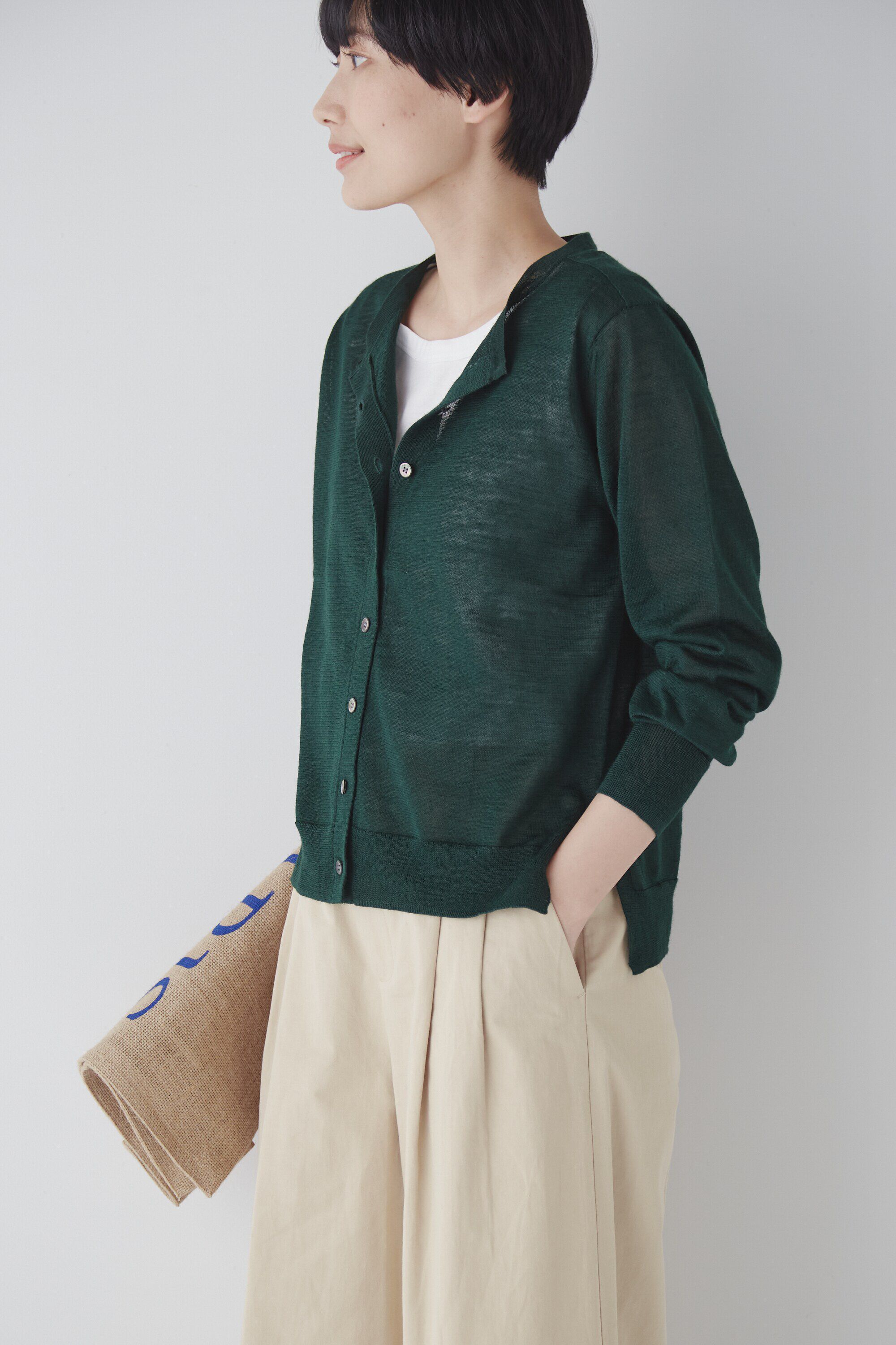  「◆ラミーハイゲージカーディガン」|ニット・セーター|