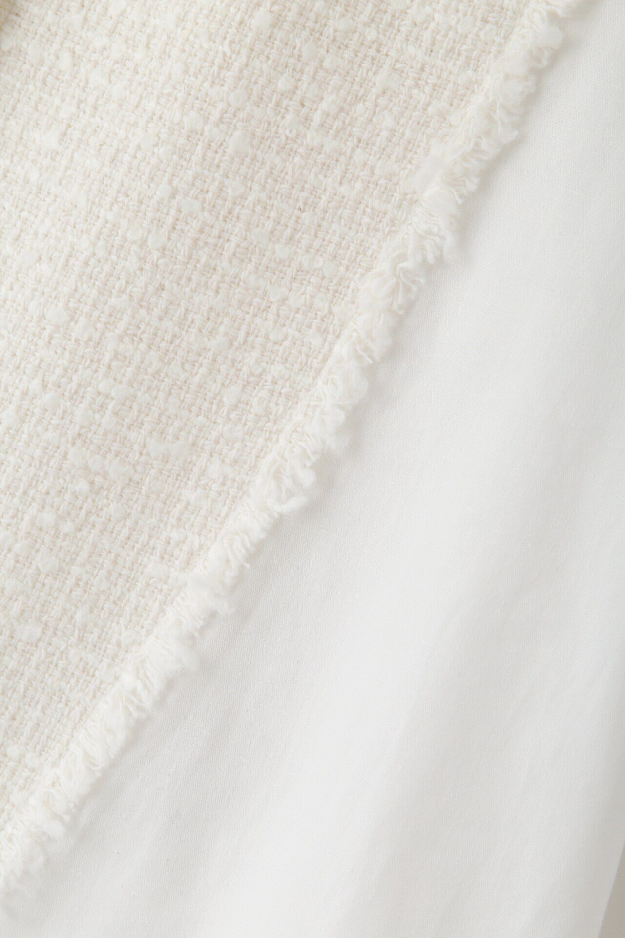  「ツイードドッキングブラウス」|シャツ・ブラウス|