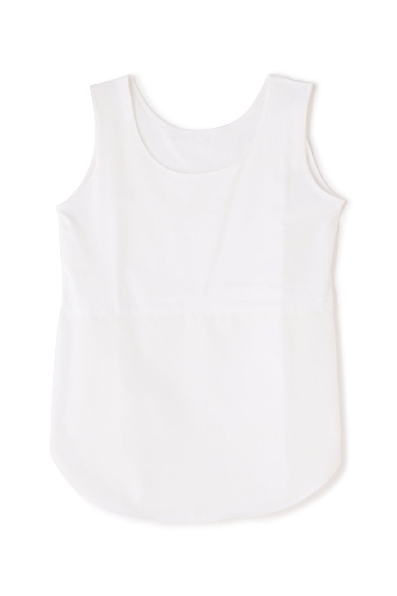  「布帛ドッキングタンクトップ」|Tシャツ・カットソー|