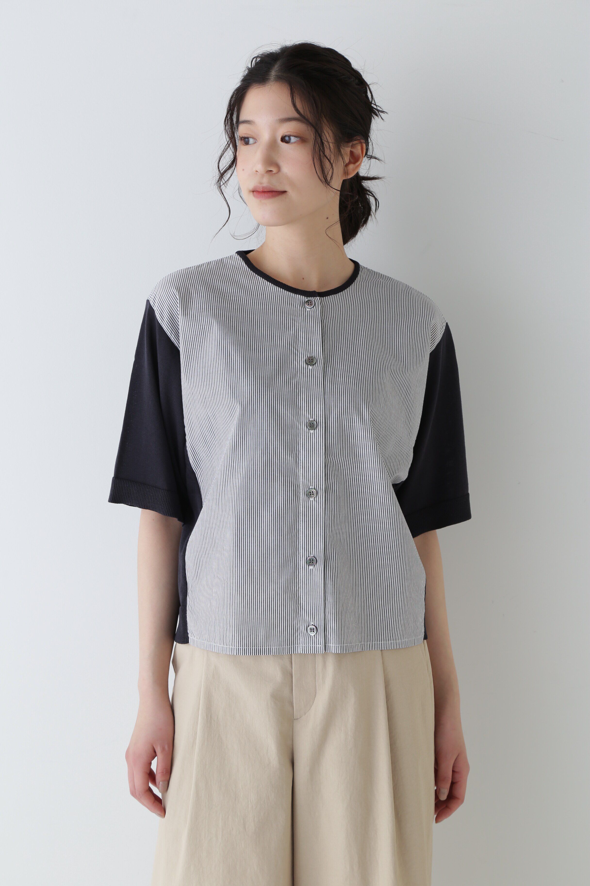  「◆布帛コンビニット」|ニット・セーター|