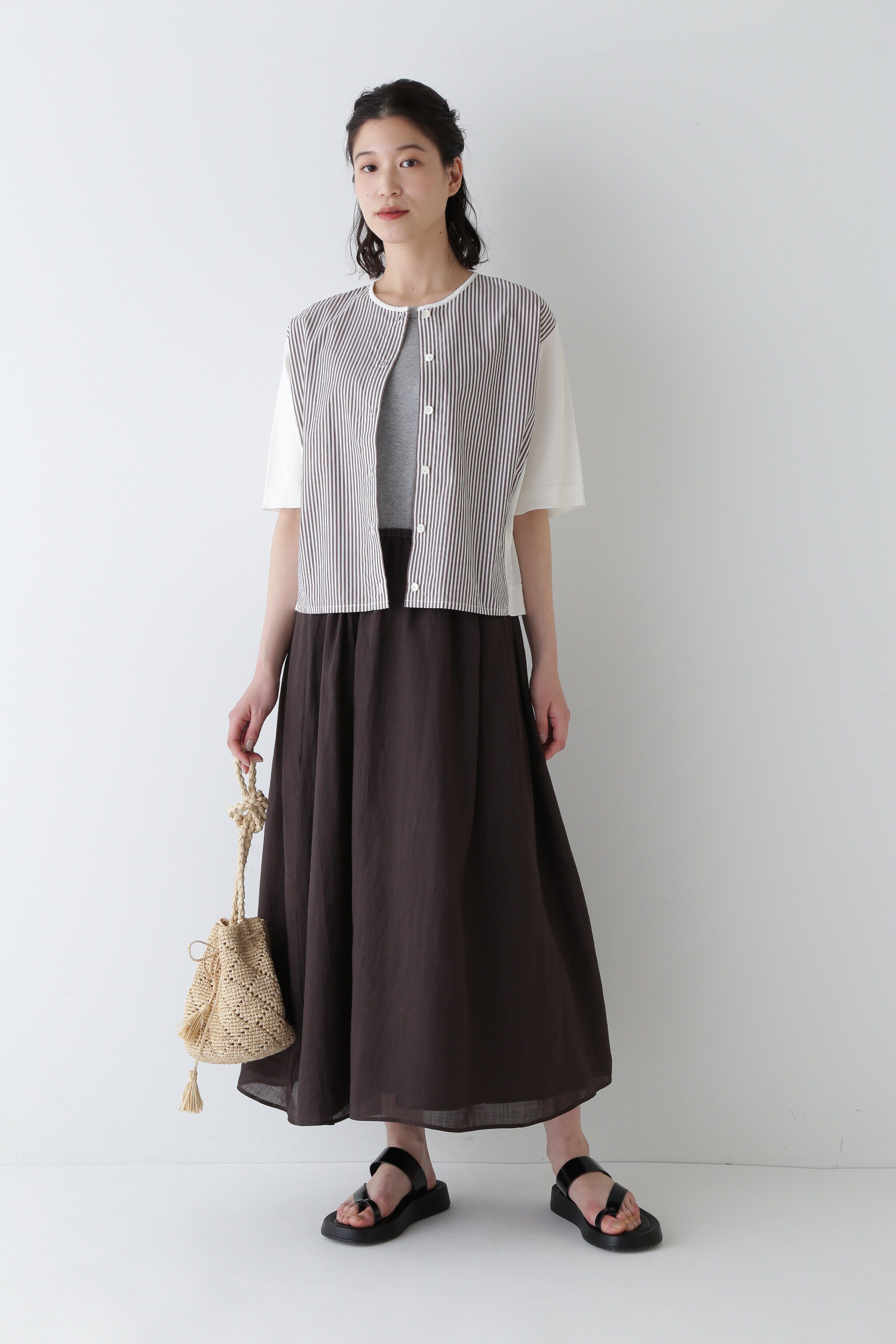  「◆布帛コンビニット」|ニット・セーター|