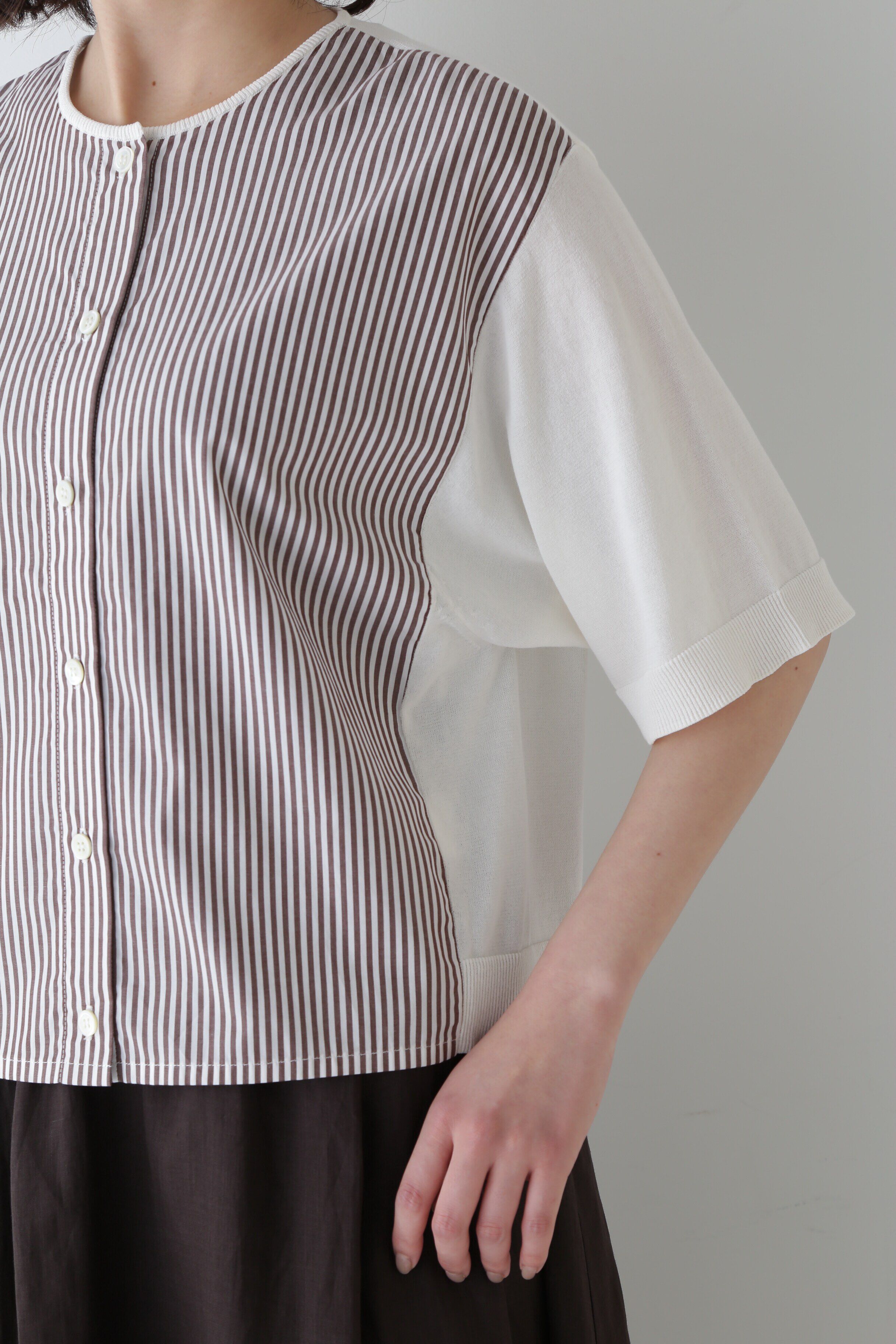  「◆布帛コンビニット」|ニット・セーター|