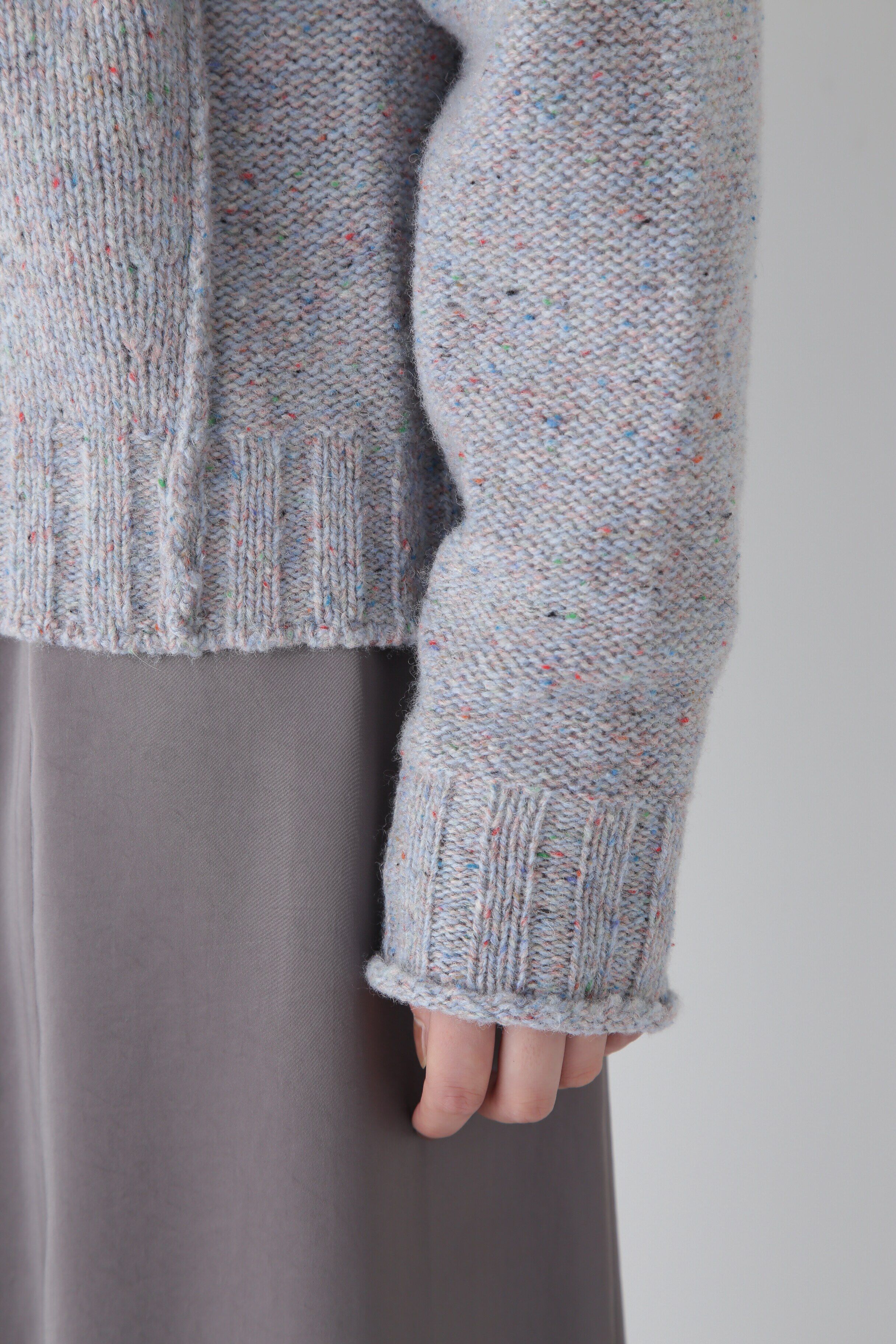  「◆ウールミックスハイネックニットプルオーバー」|ニット・セーター|